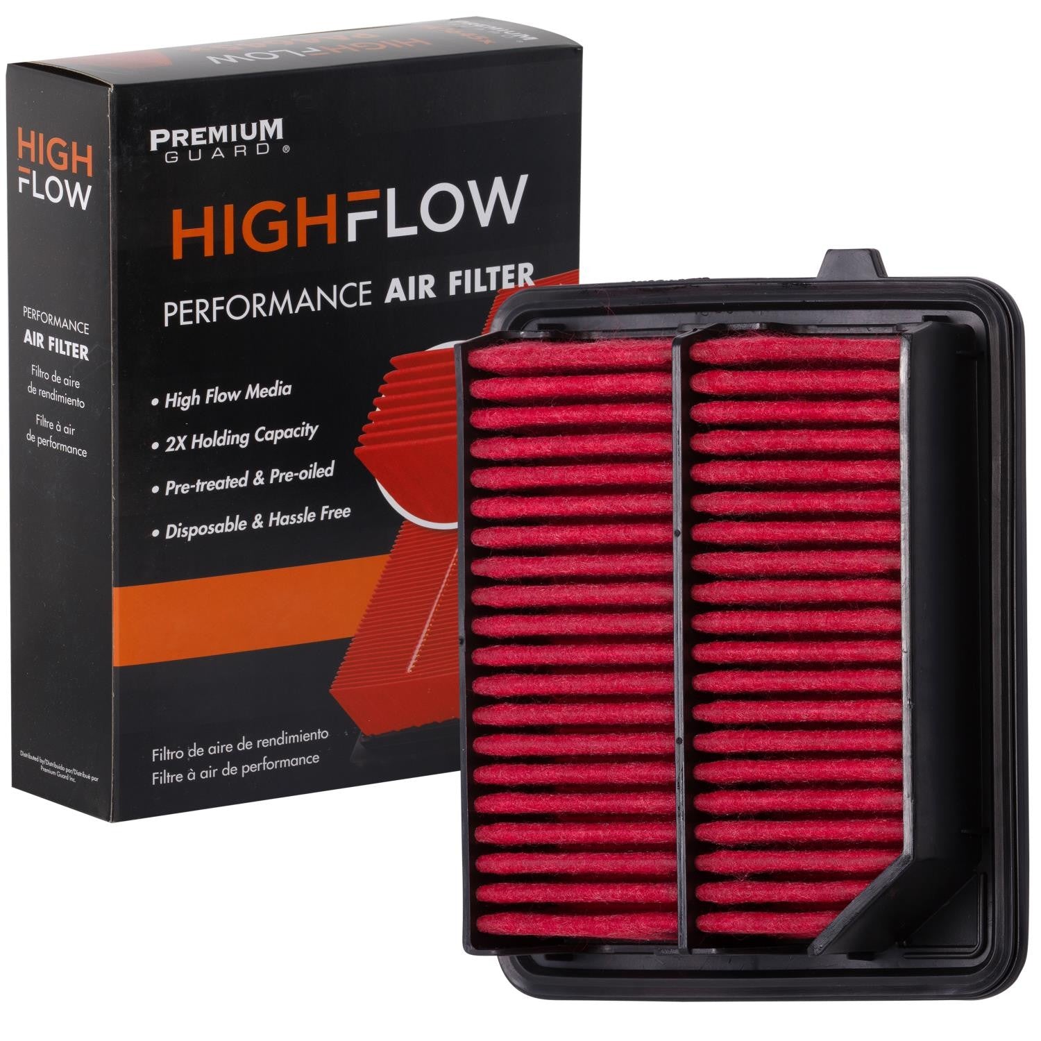 HIGHFLOW PA9944X, High Performance, Pre-Oiled Disposable Engine Air Filter