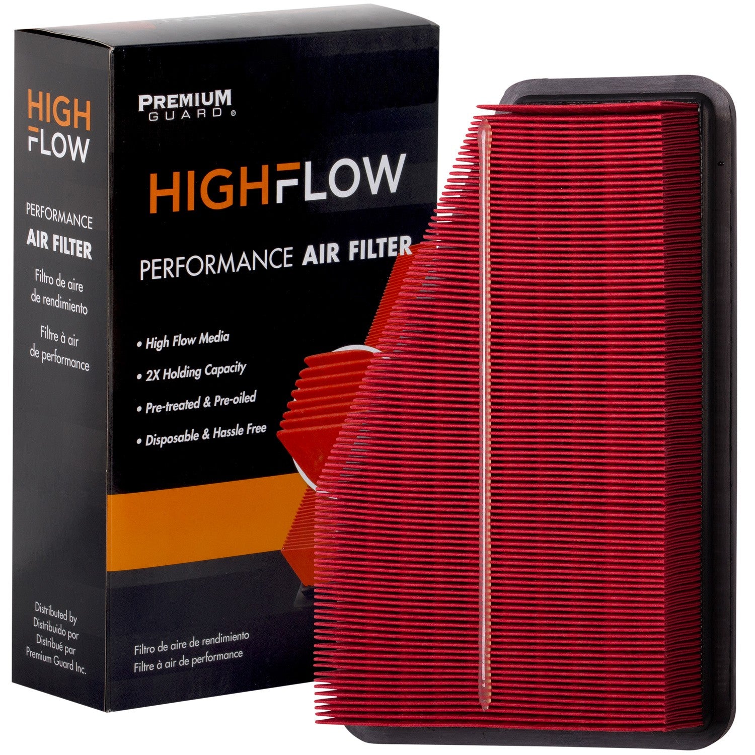HIGHFLOW PA99488X, High Performance, Pre-Oiled Disposable Engine Air Filter | Fits 2022 Jeep Cherokee