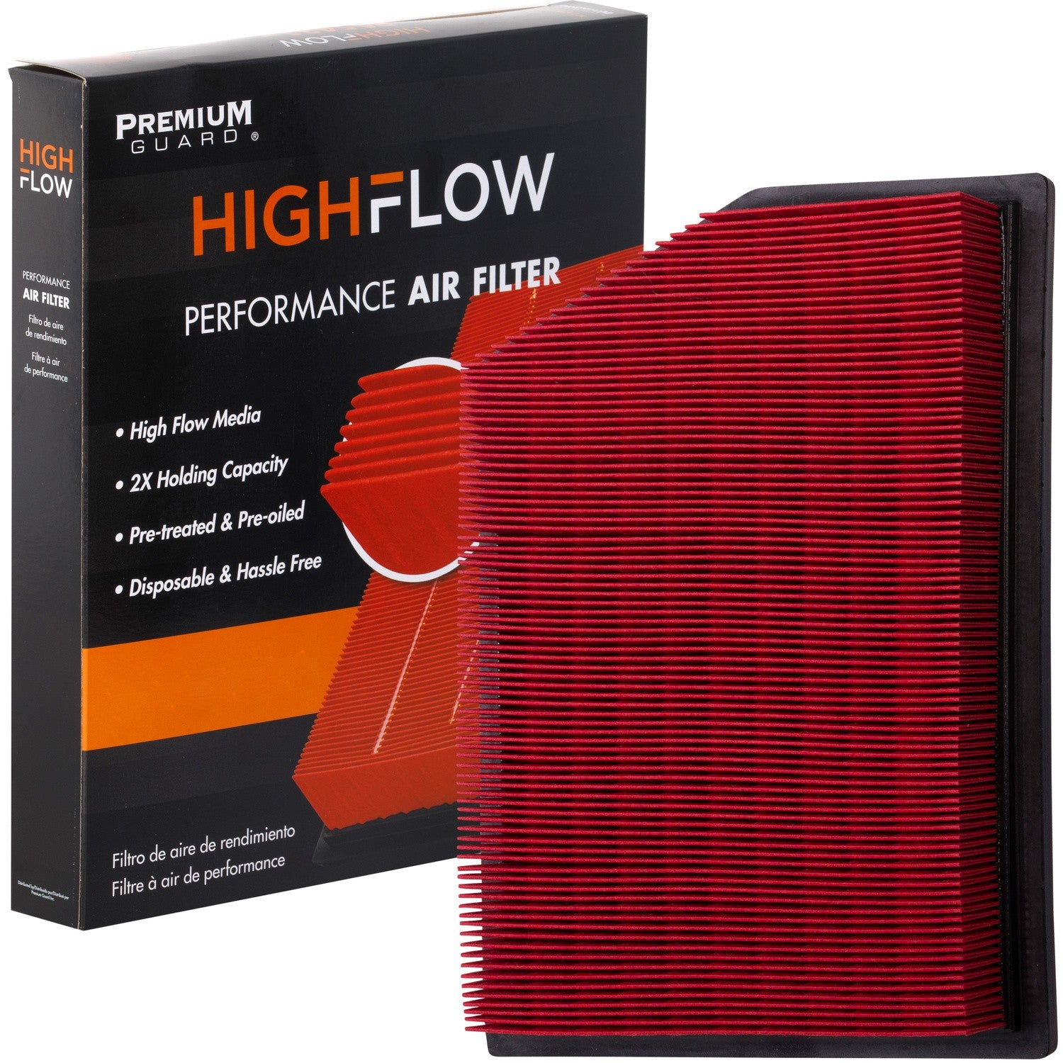 HIGHFLOW PA9969X, High Performance, Pre-Oiled Disposable Engine Air Filter