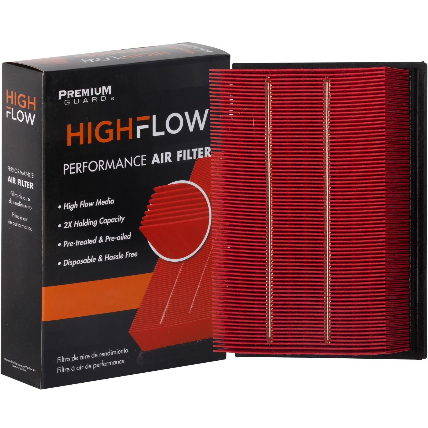 HIGHFLOW PA5323X, High Performance, Pre-Oiled Disposable Engine Air Filter | Fits 2004 Ford Taurus