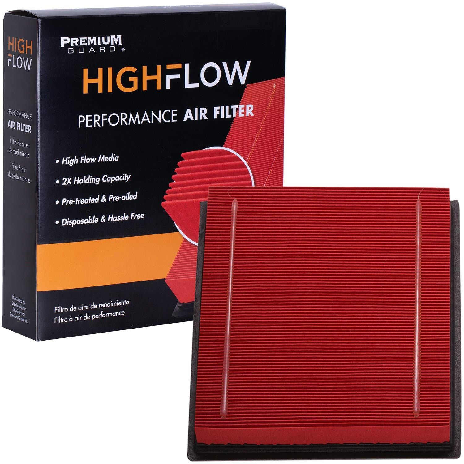 HIGHFLOW PA5642X, High Performance, Pre-Oiled Disposable Engine Air Filter | Fits 2026 Ford Lobo