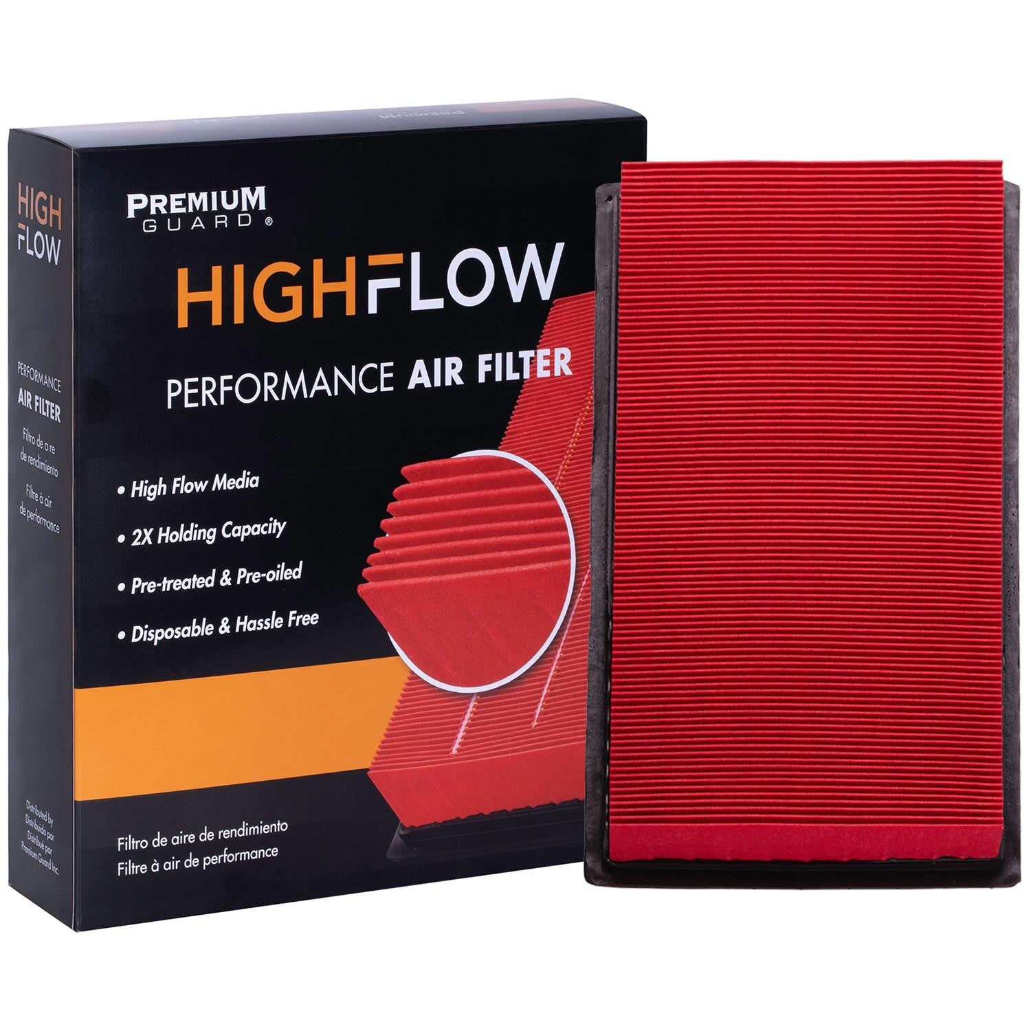 HIGHFLOW PA5699X, High Performance, Pre-Oiled Disposable Engine Air Filter | Fits 2010 Mazda CX-9