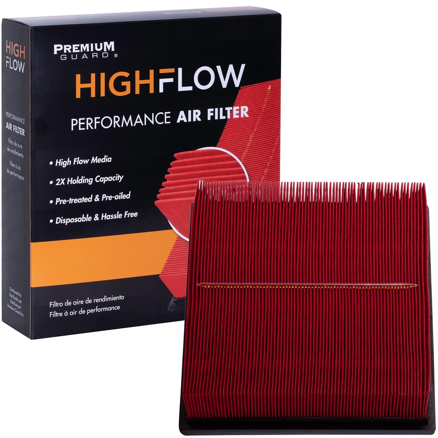 HIGHFLOW PA6116X, High Performance, Pre-Oiled Disposable Engine Air Filter | Fits 2012 Dodge Durango