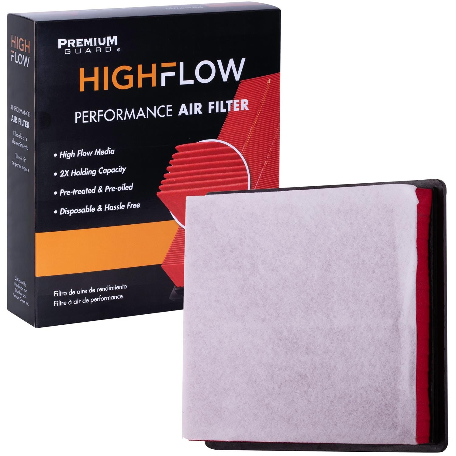 HIGHFLOW PA6279X, High Performance, Pre-Oiled Disposable Engine Air Filter | Fits 2014 Chevrolet Impala