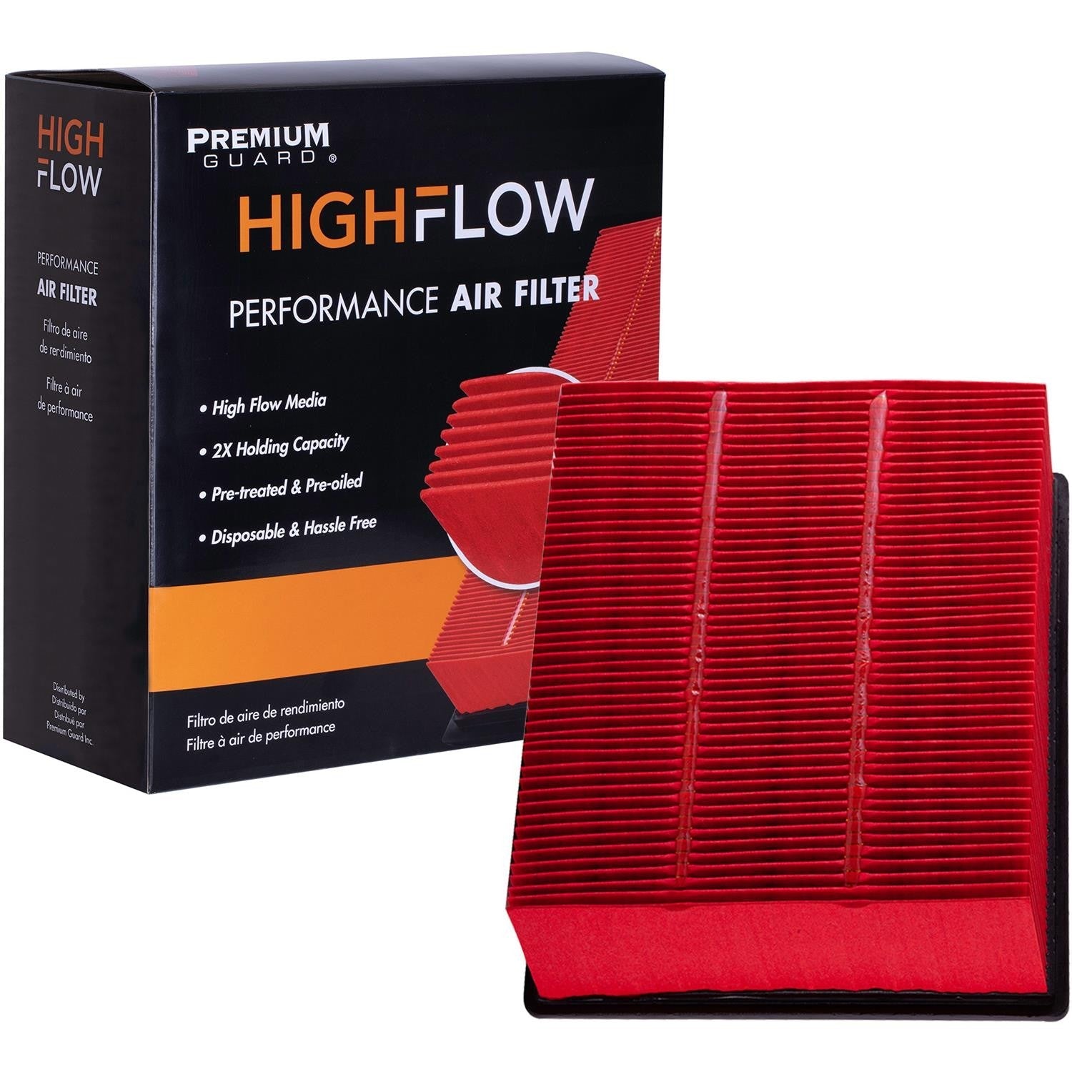 HIGHFLOW PA6314X, High Performance, Pre-Oiled Disposable Engine Air Filter | Fits 2027 Ram 5500