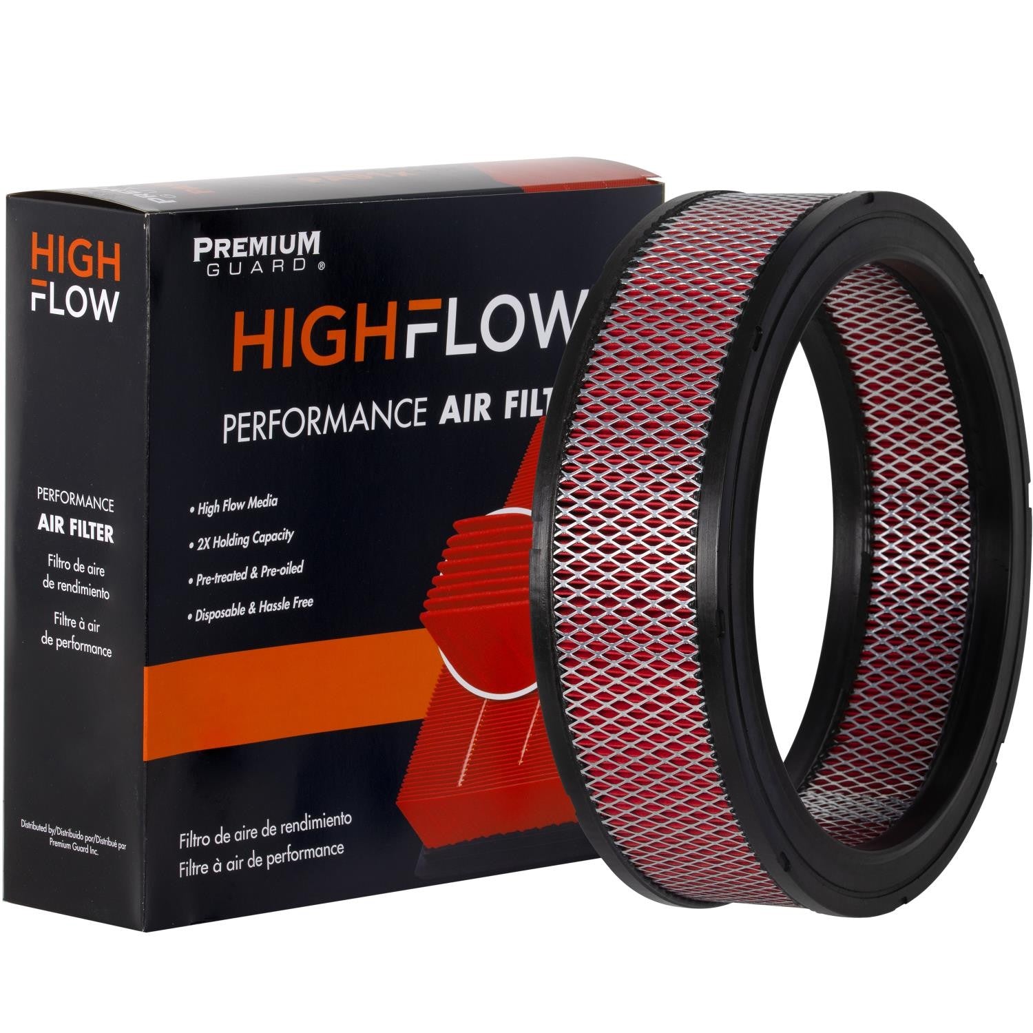HIGHFLOW PA91X, High Performance, Pre-Oiled Disposable Engine Air Filter | Fits 1981 Chevrolet Corvette