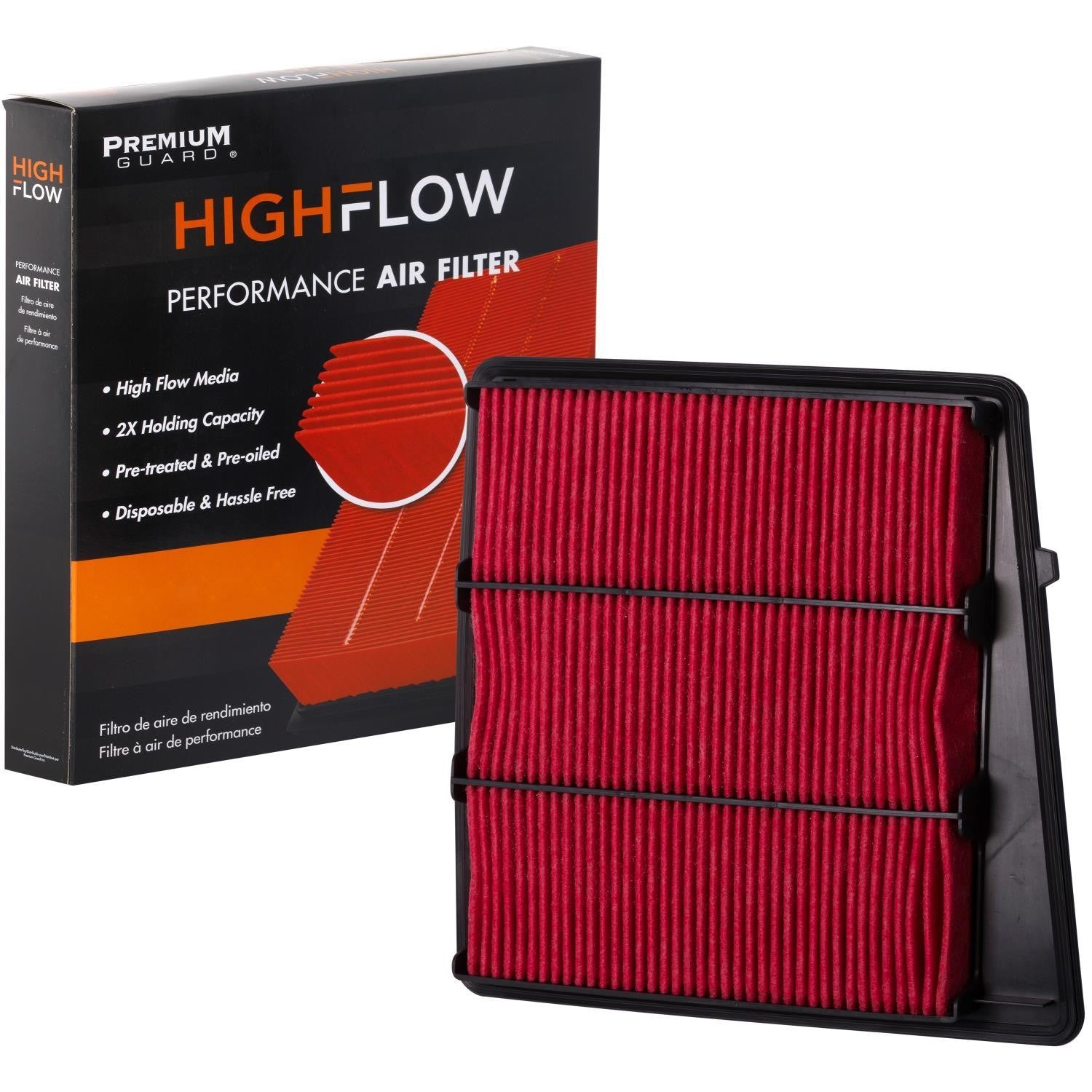 HIGHFLOW PA99211X, High Performance, Pre-Oiled Disposable Engine Air Filter