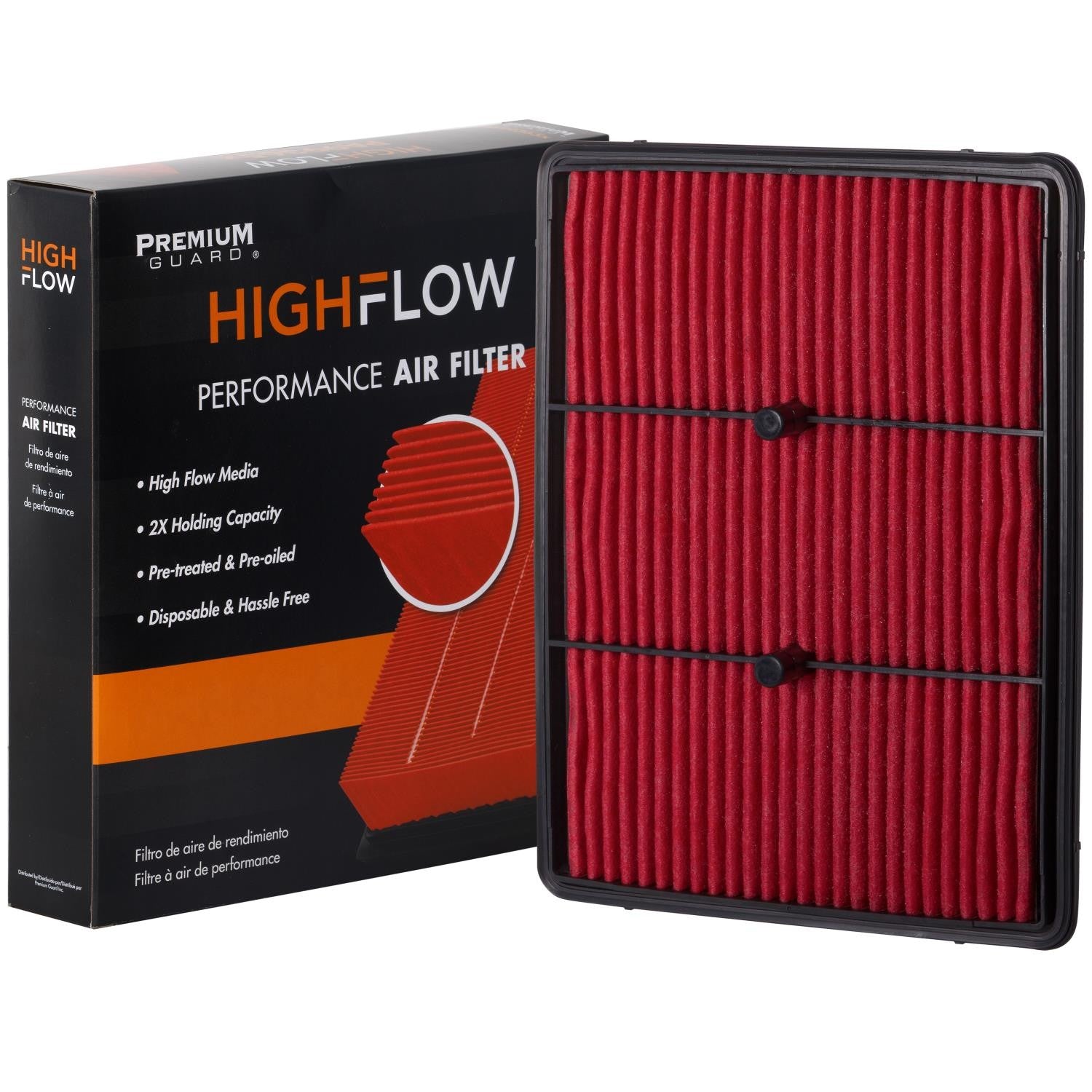 HIGHFLOW PA99284X, High Performance, Pre-Oiled Disposable Engine Air Filter