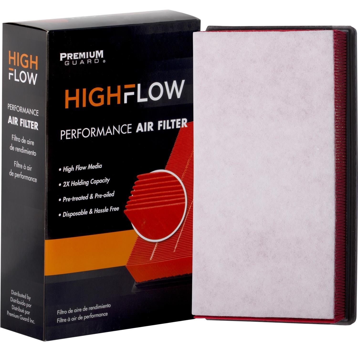 HIGHFLOW PA99430X, High Performance, Pre-Oiled Disposable Engine Air Filter | Fits 2024 Volkswagen Atlas Cross Sport