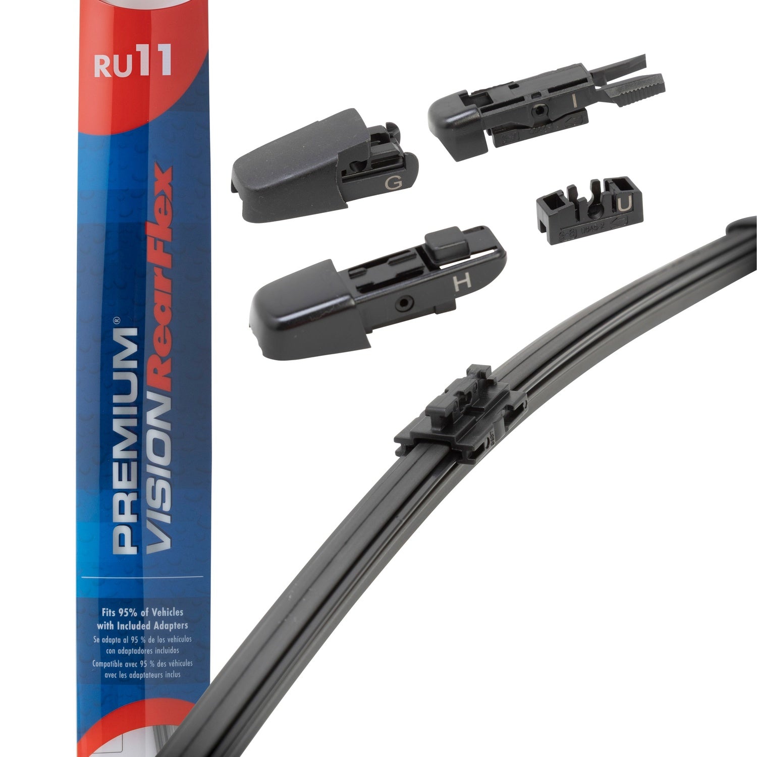 Premium Vision Rear Wiper Blade Fits 2024 Volkswagen Polo, RU11