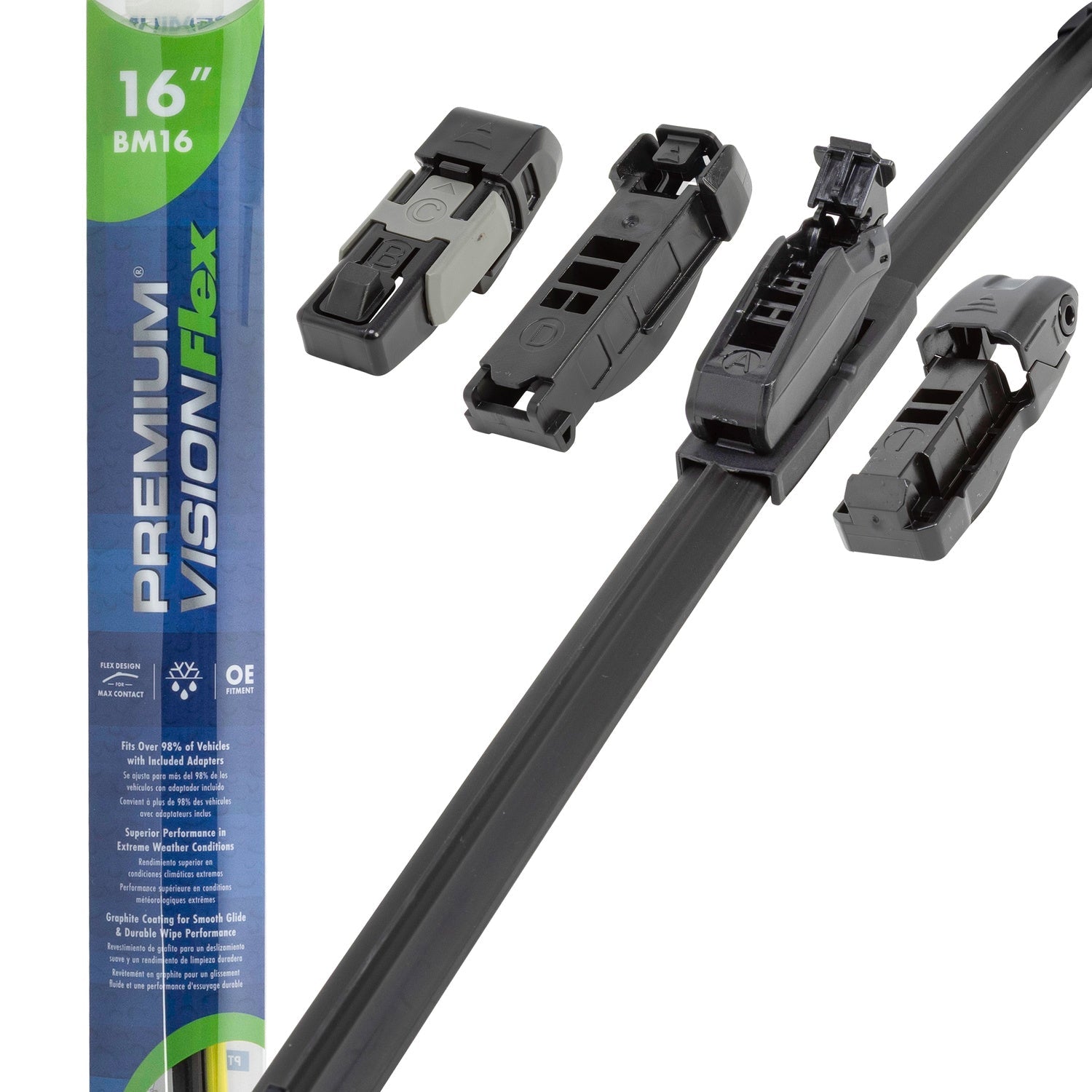 Premium Vision Beam Wiper Blade Fits 2027 Kia EV6, BM16
