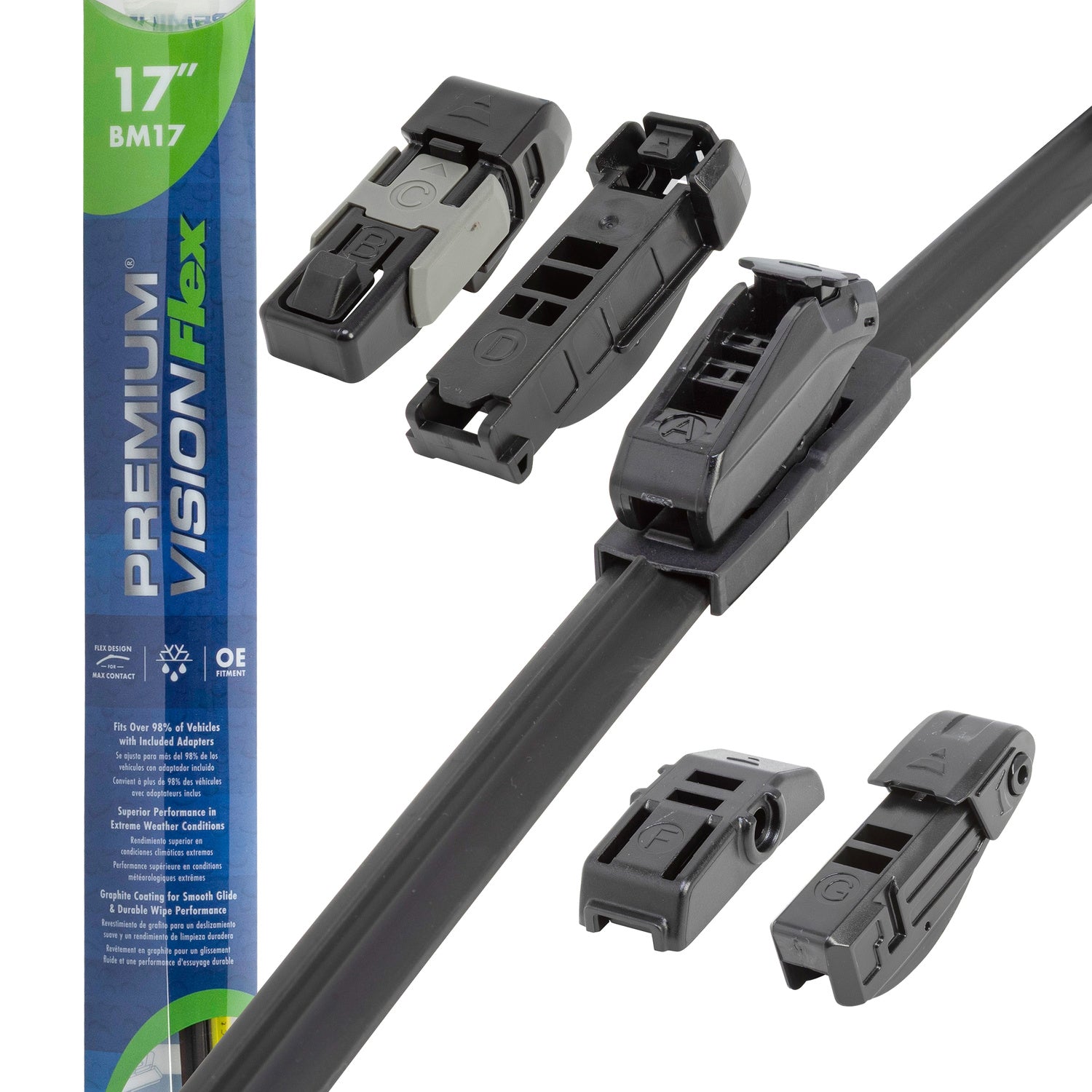 Premium Vision Beam Wiper Blade Fits 2027 Nissan NP300, BM17