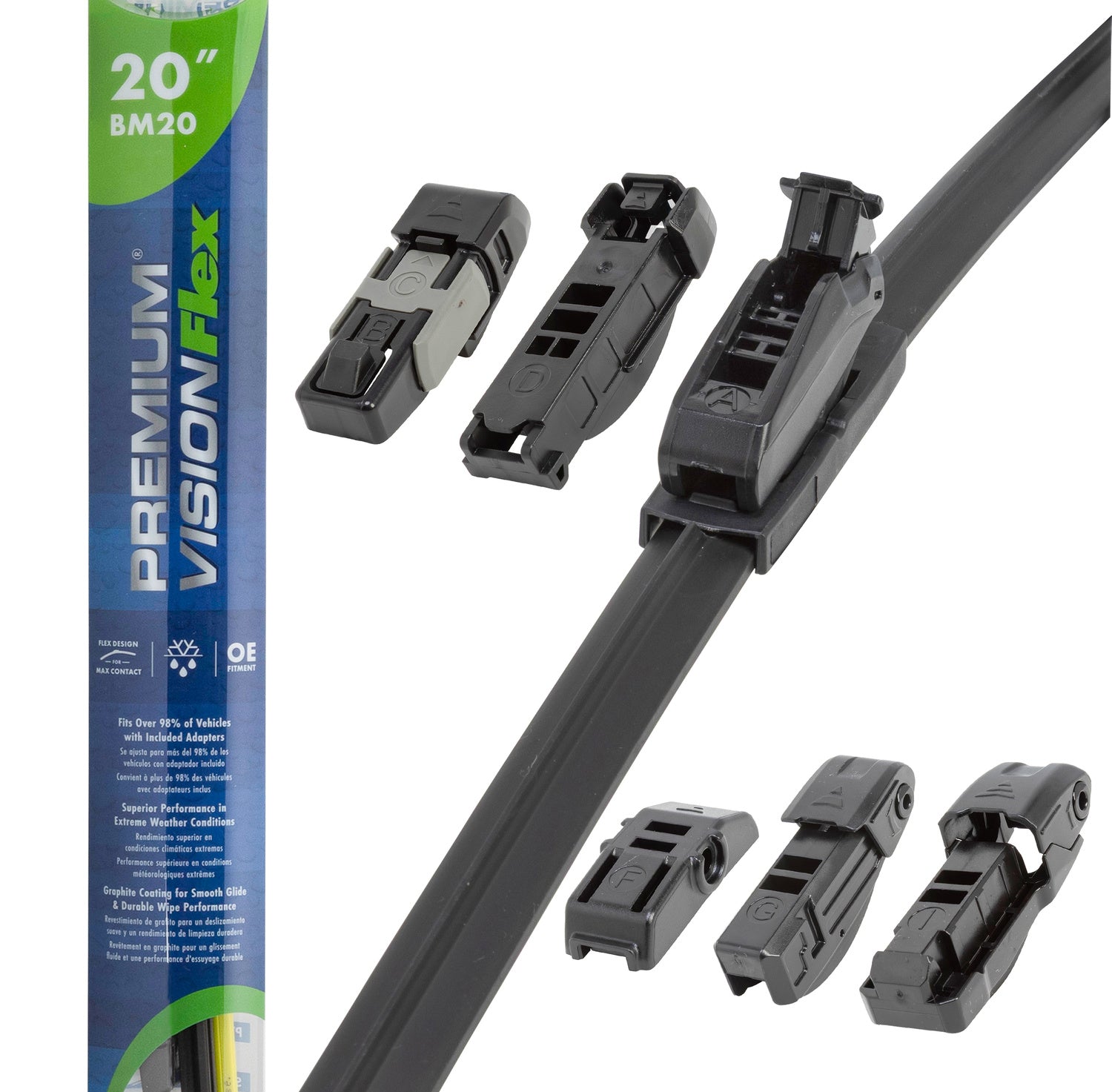Premium Vision Beam Wiper Blade Fits 2026 Volkswagen Jetta, BM20