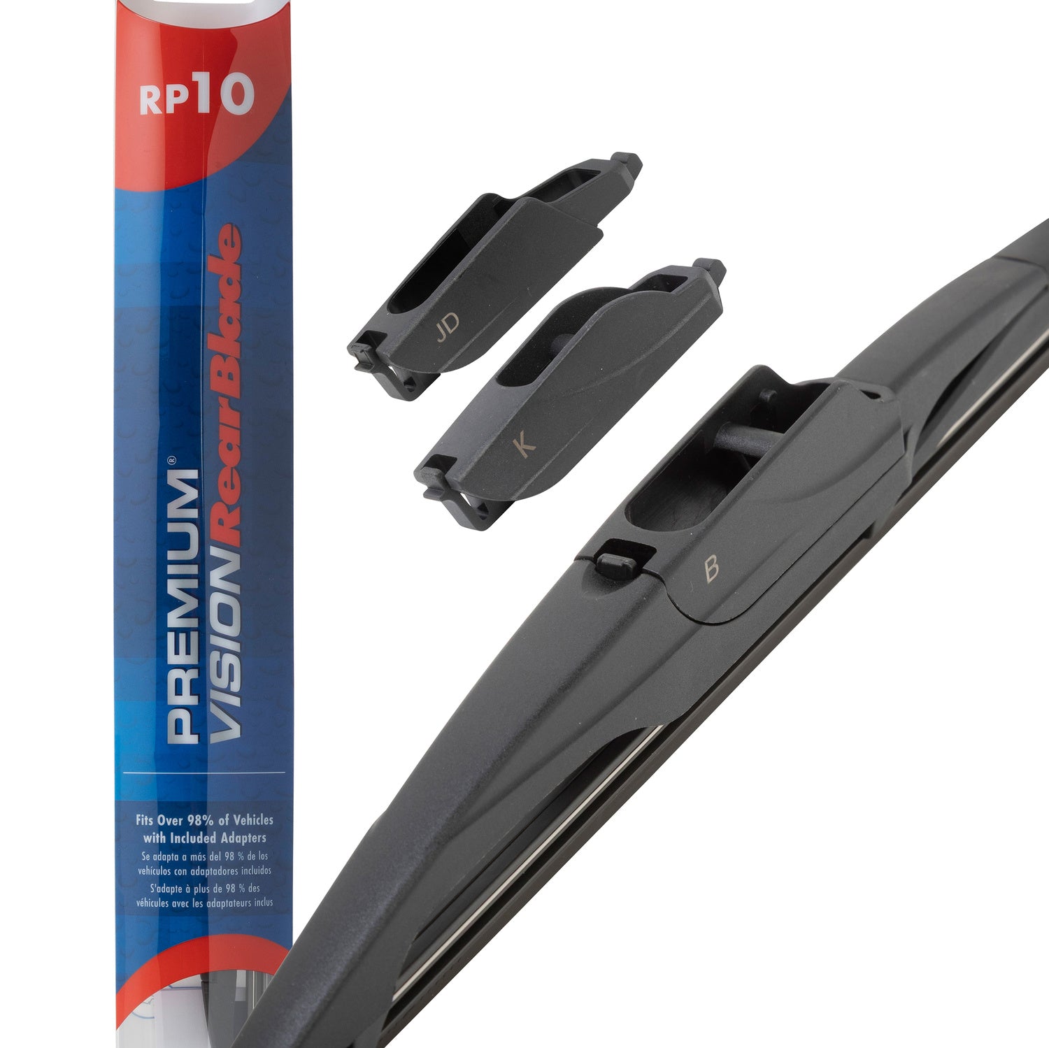 Premium Vision Rear Wiper Blade Fits 2024 Mazda CX-3, RP10