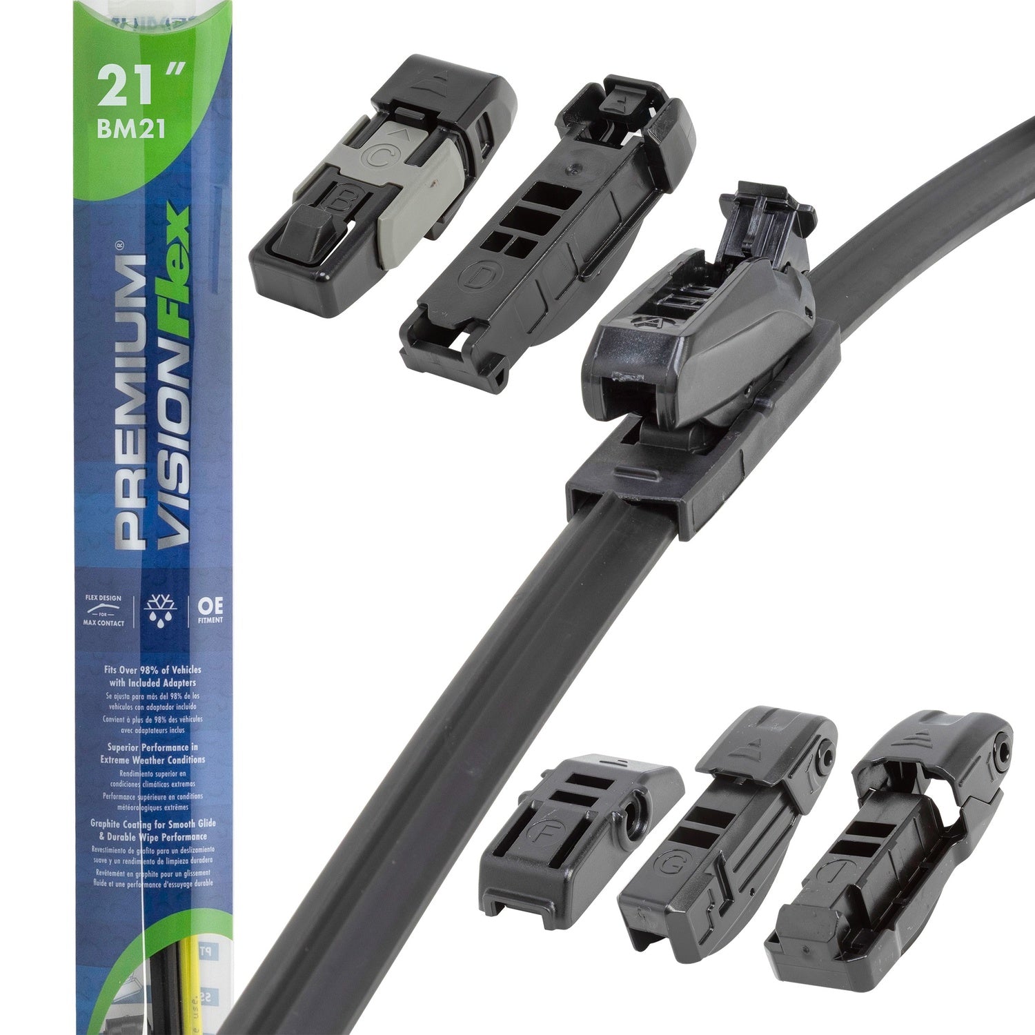 Premium Vision Beam Wiper Blade Fits 2027 Toyota GR Supra, BM21
