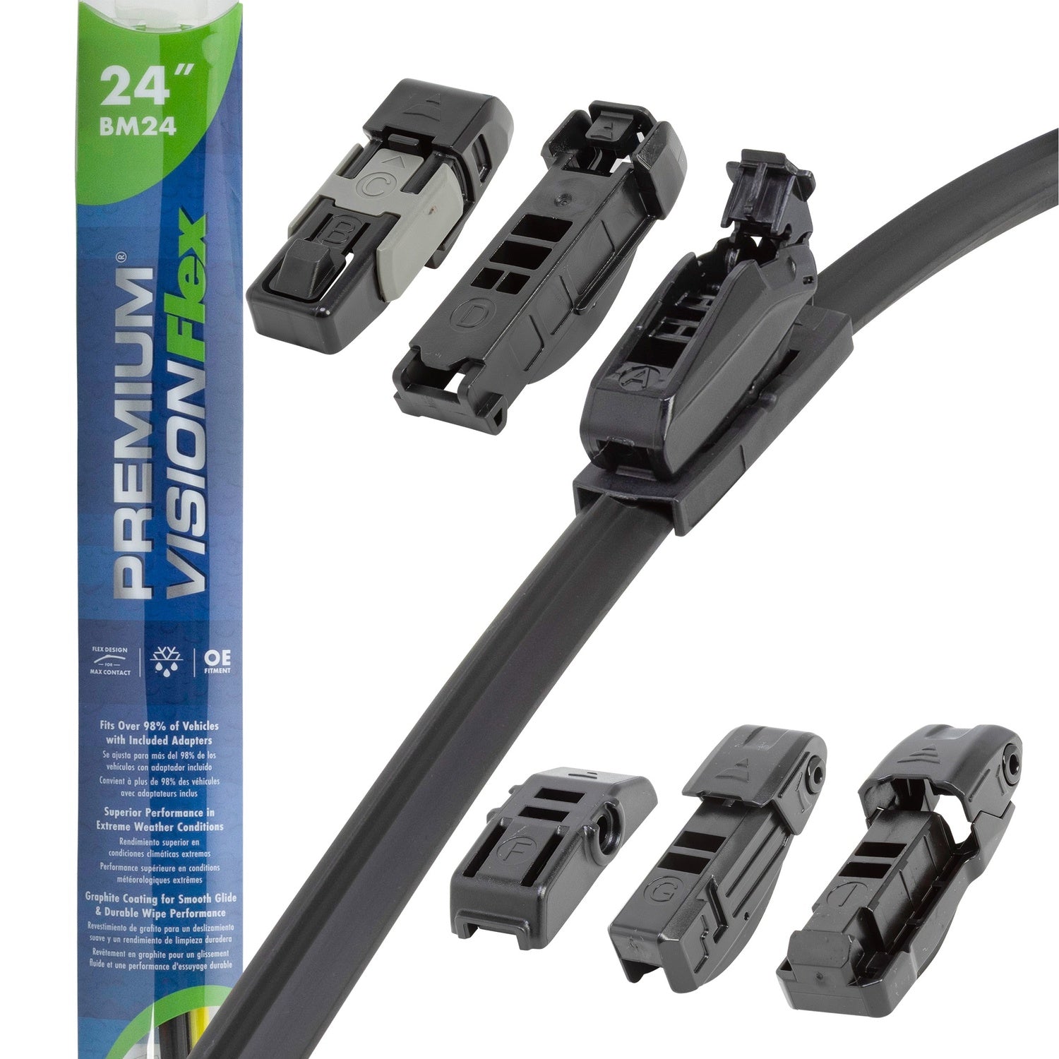 Premium Vision Beam Wiper Blade Fits 2027 MG ZS, BM24