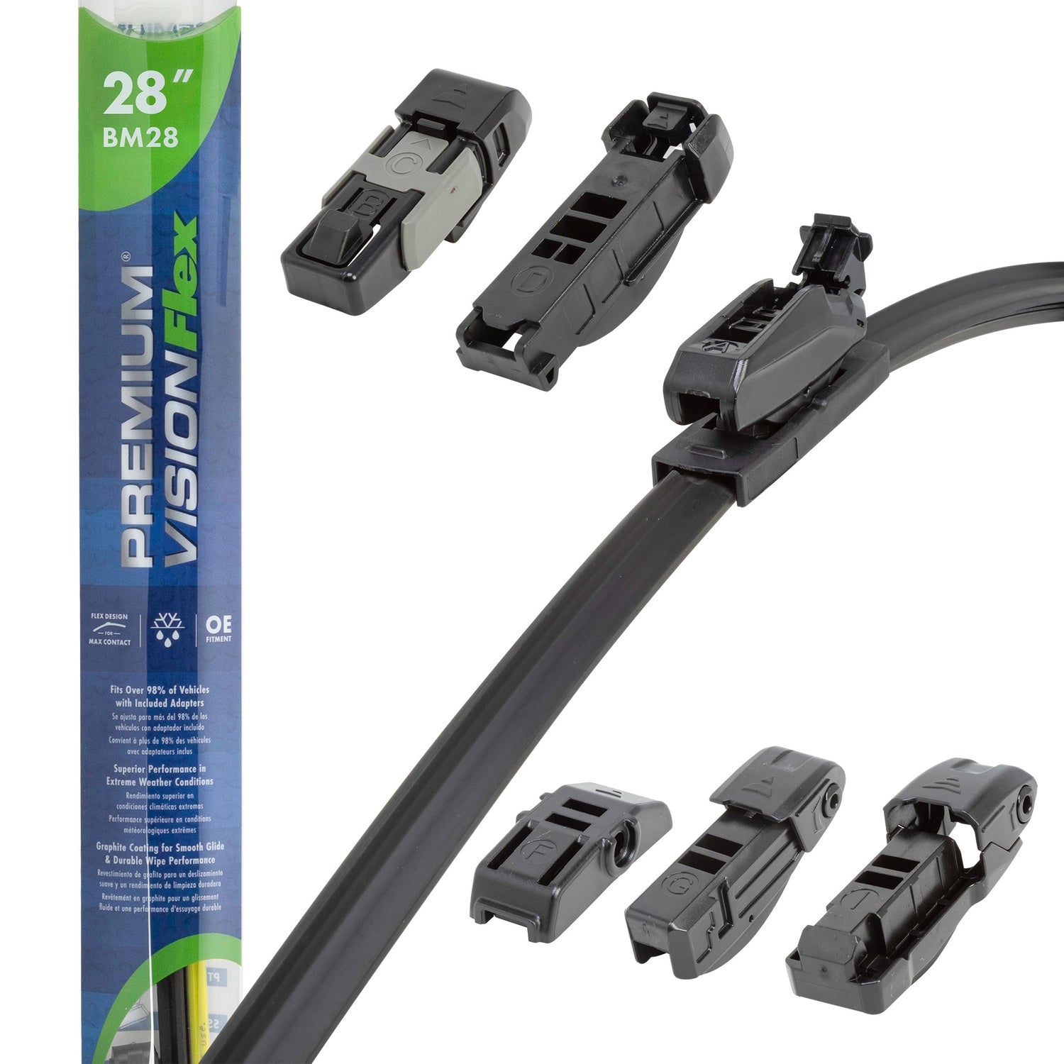Premium Vision Beam Wiper Blade Fits 2025 Volkswagen ID.4, BM28