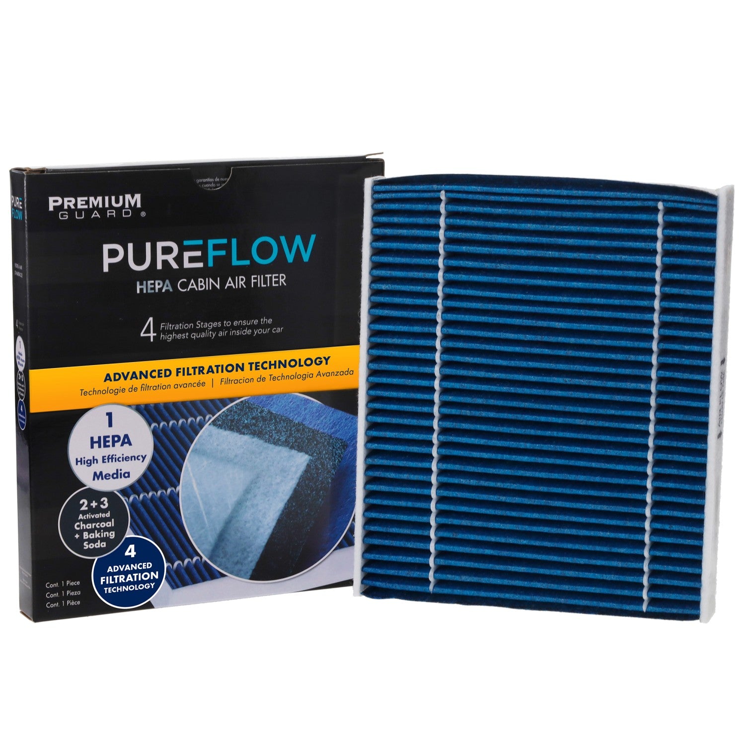 PUREFLOW® 2016 BMW X6 Cabin Air Filter with HEPA and Antibacterial Technology, PC99153HX