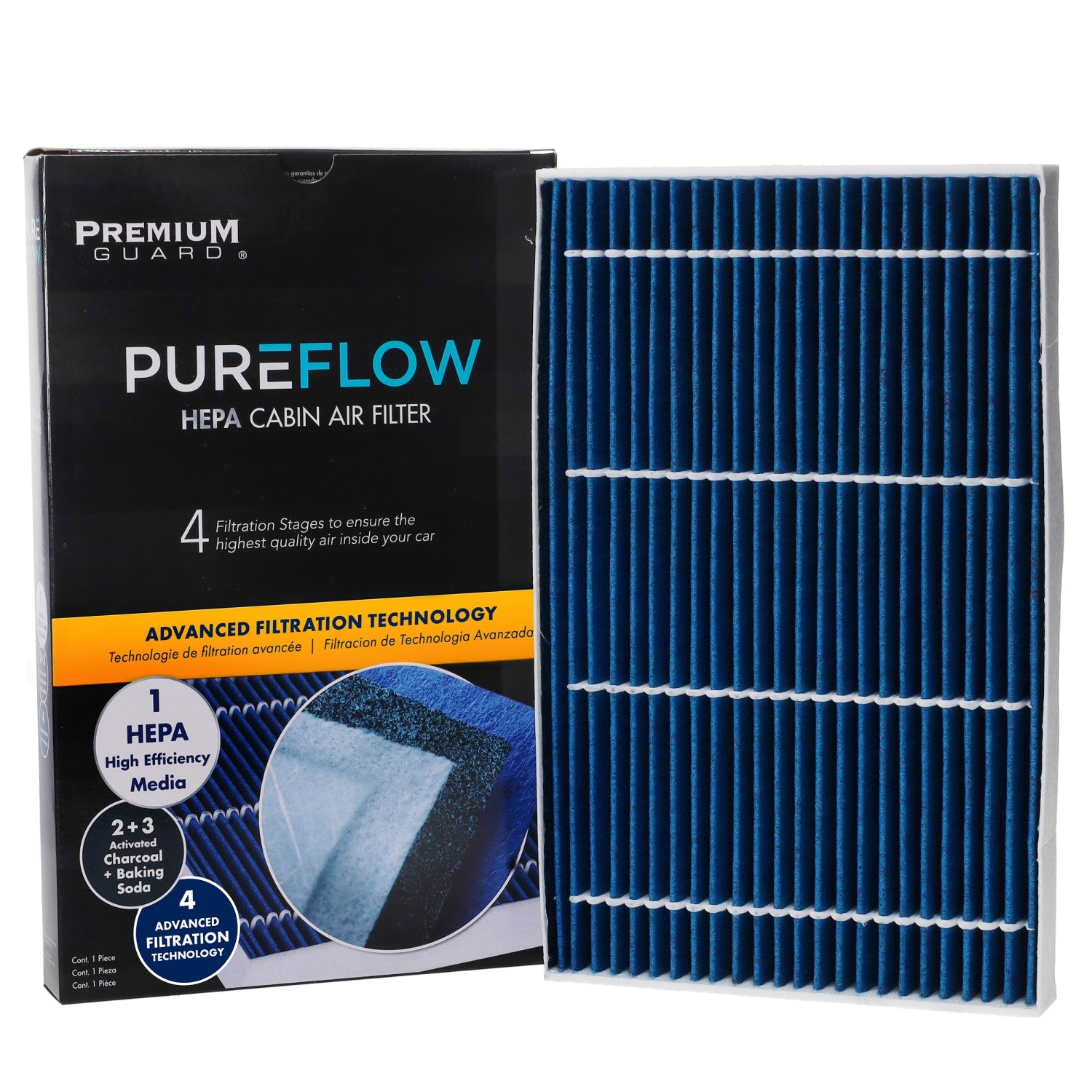 PUREFLOW® 2019 Chevrolet Corvette Cabin Air Filter with HEPA and Antibacterial Technology, PC5623HX