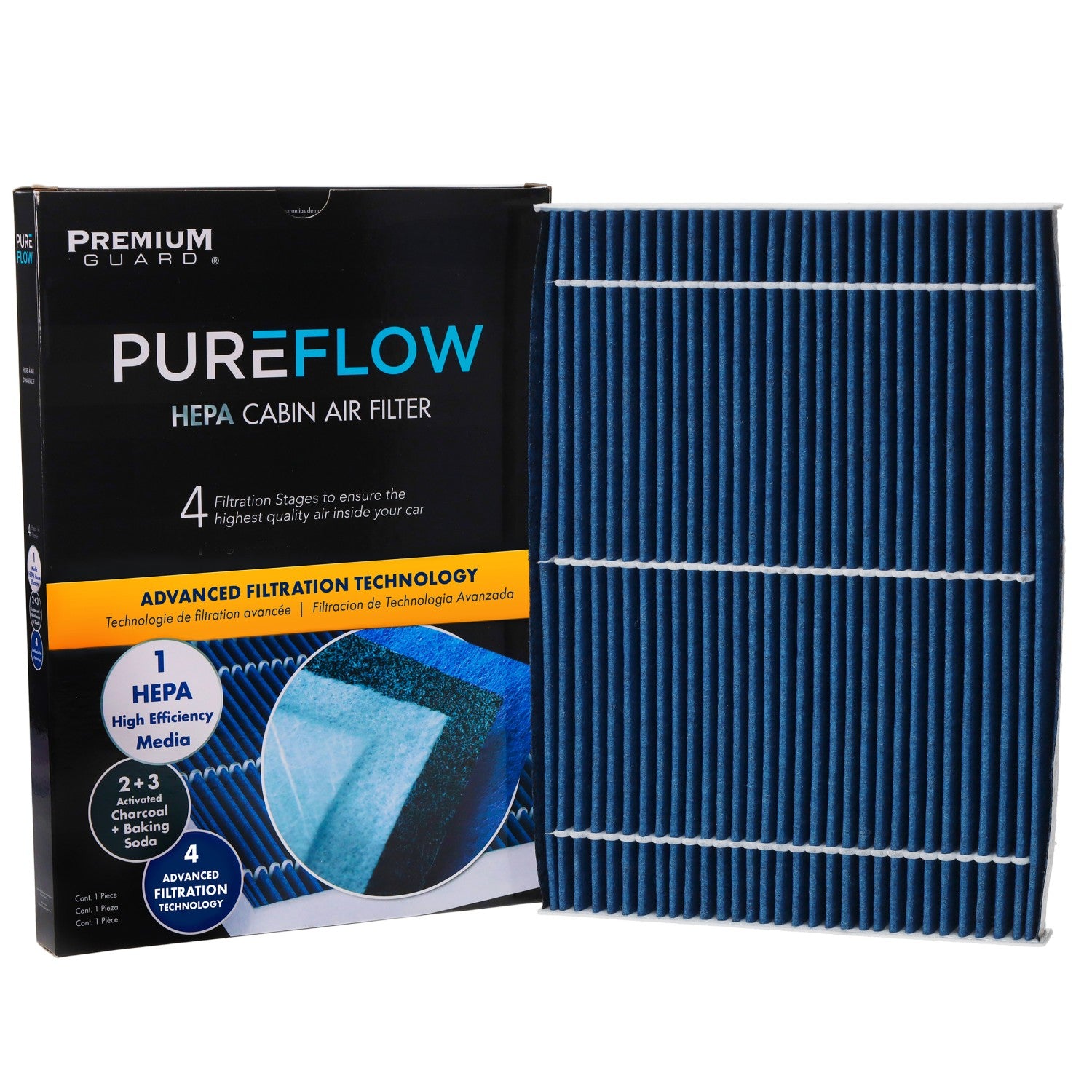 PUREFLOW® 2011 Nissan Sentra Cabin Air Filter with HEPA and Antibacterial Technology, PC5864HX
