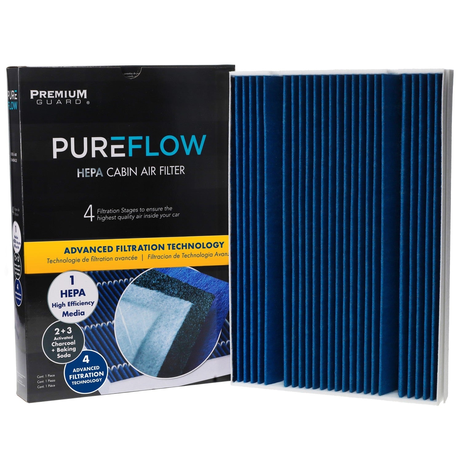 PUREFLOW® 2027 Winnebago EKKO Sprinter Cabin Air Filter with HEPA and Antibacterial Technology, PC99348HX