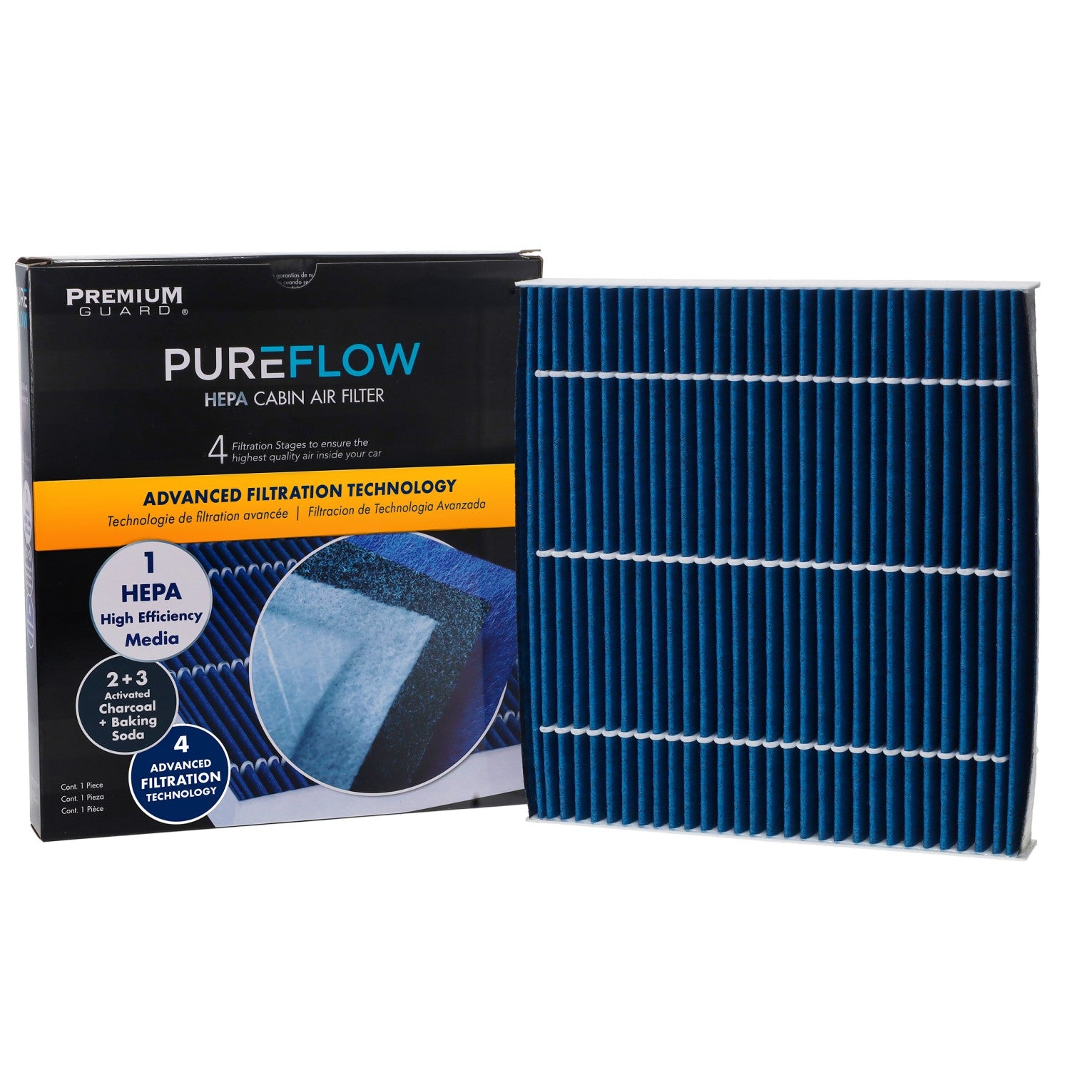 PUREFLOW® 2021 Ford Ranger Cabin Air Filter with HEPA and Antibacterial Technology, PC99461HX
