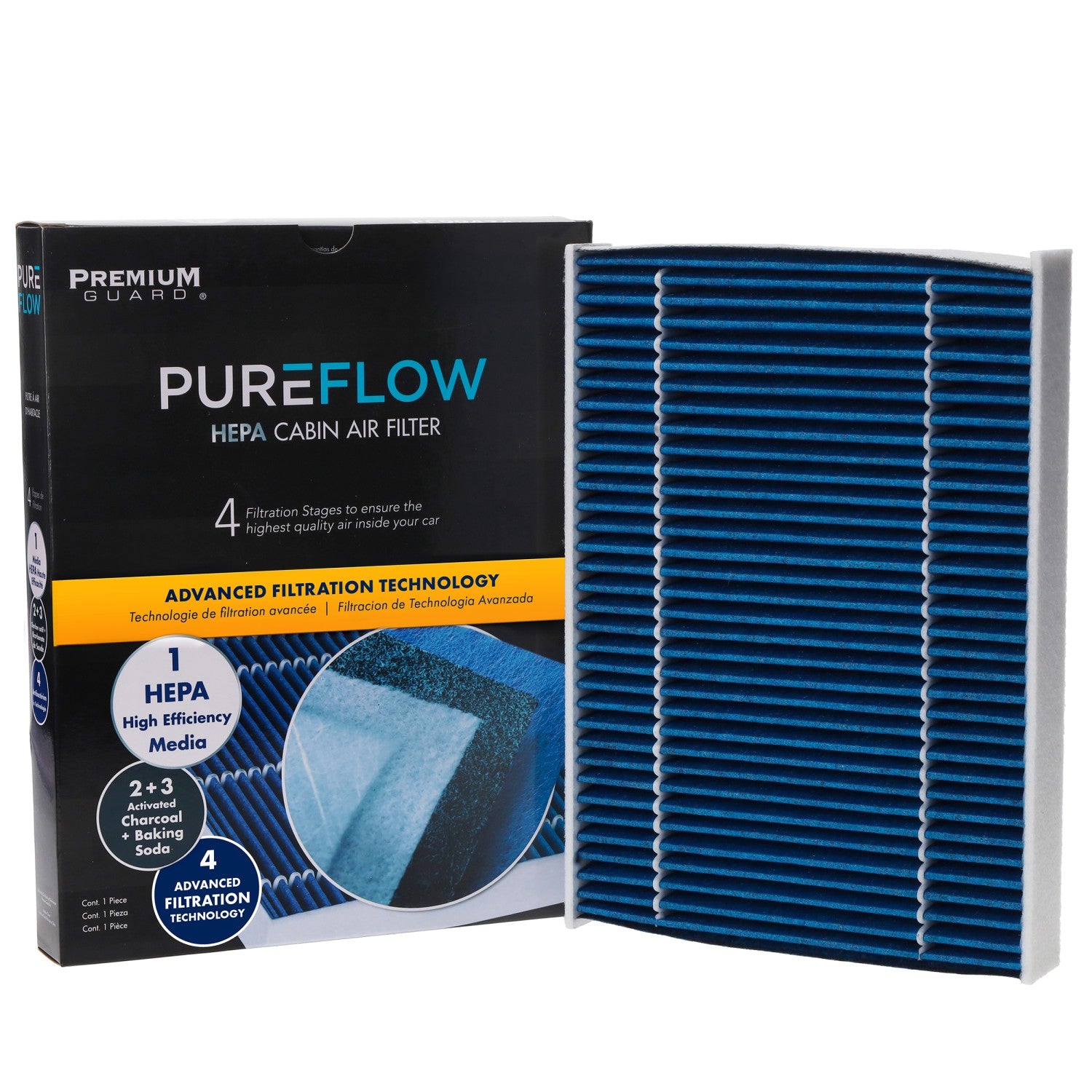 PUREFLOW 2025 Toyota 4Runner Cabin Air Filter with HEPA and Antibacterial Technology, PC99474HX