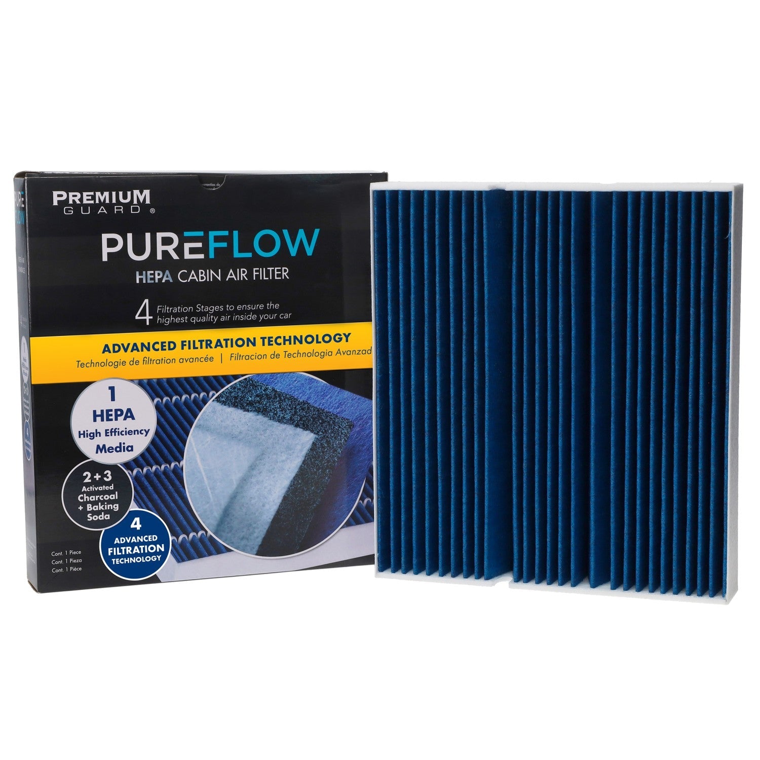 PUREFLOW® 2027 Mercedes-Benz CLA45 AMG S Cabin Air Filter with HEPA and Antibacterial Technology, PC99555HX