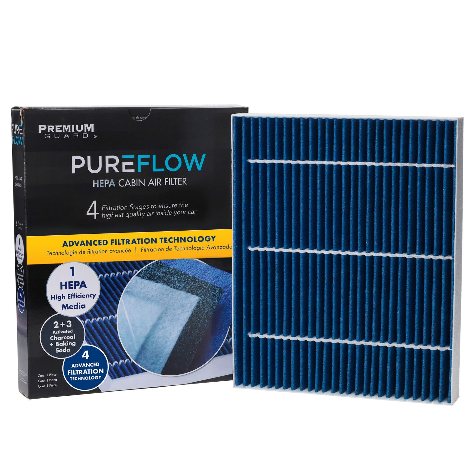 PUREFLOW® 2025 Dodge Attitude Cabin Air Filter with HEPA and Antibacterial Technology, PC99605HX