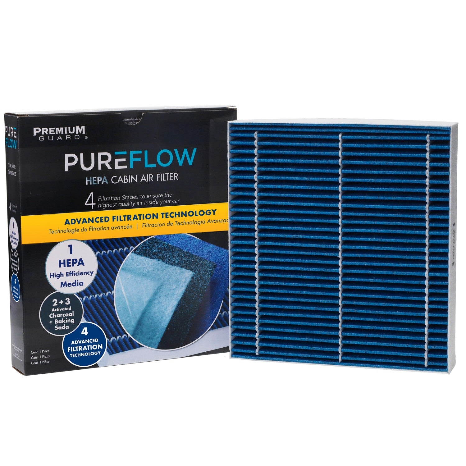 PUREFLOW® 2021 Nissan Rogue Cabin Air Filter with HEPA and Antibacterial Technology, PC99889HX