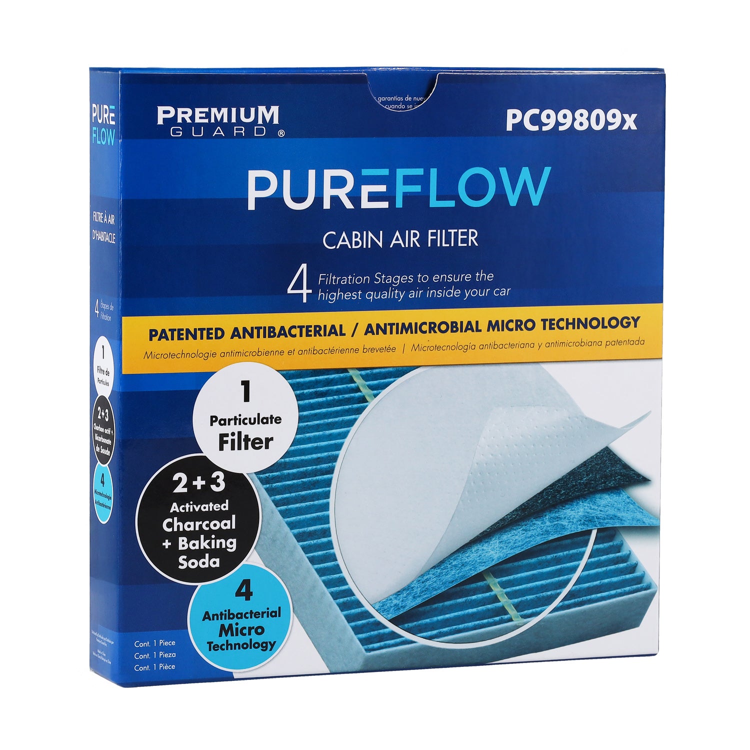 PUREFLOW® 2014 Jeep Wrangler Cabin Air Filter with Antibacterial Technology, PC99809X