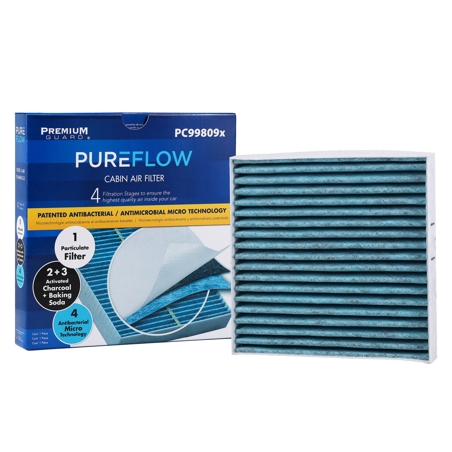 PUREFLOW® 2018 Jeep Wrangler JK Cabin Air Filter with Antibacterial Technology, PC99809X