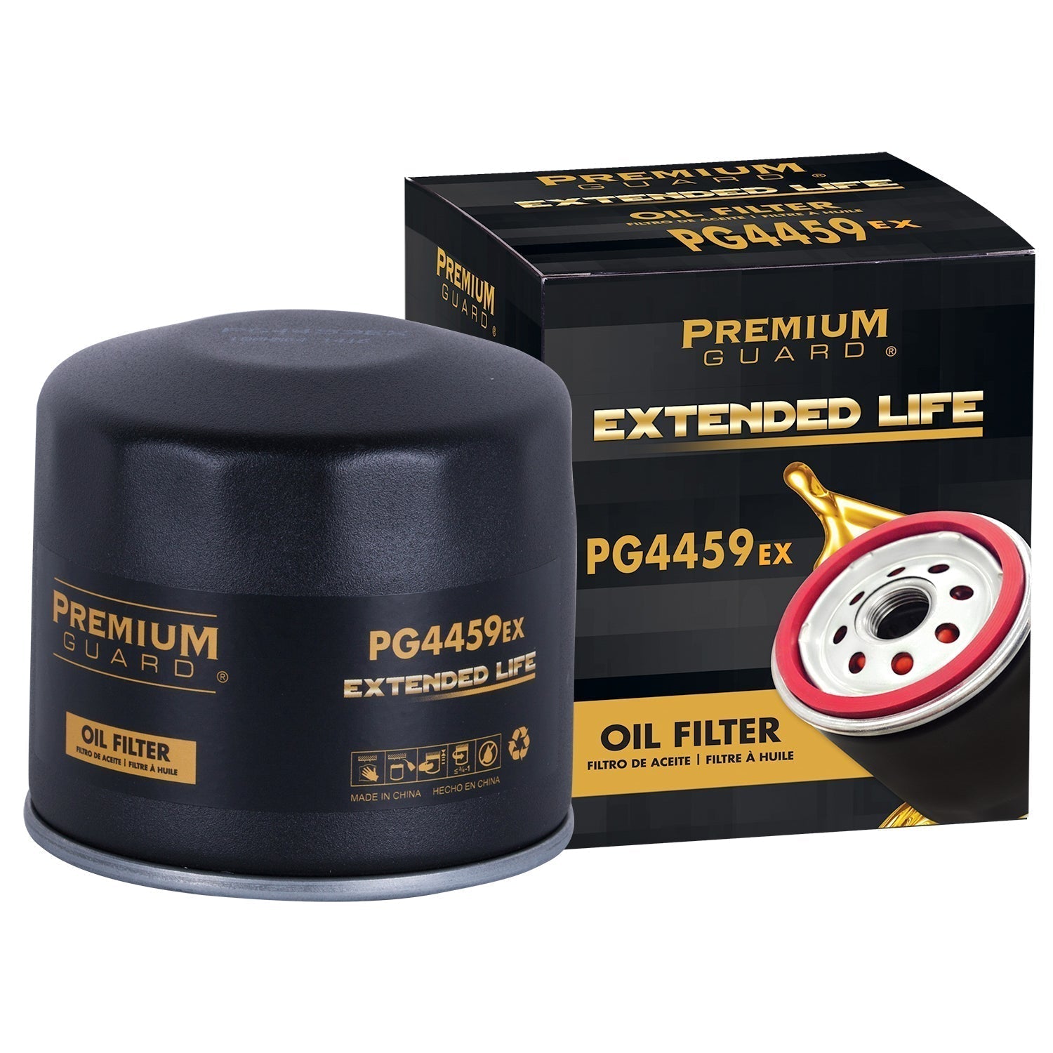 PG PG4459EX Extended Performance Oil Filter | Fits 2027 Kia Seltos