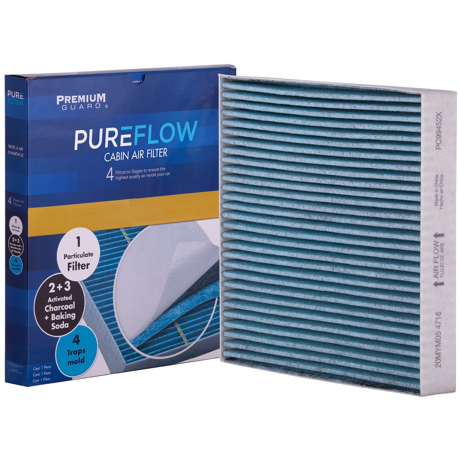 PUREFLOW 2026 INFINITI QX55 Cabin Air Filter with Antibacterial Technology, PC99452X
