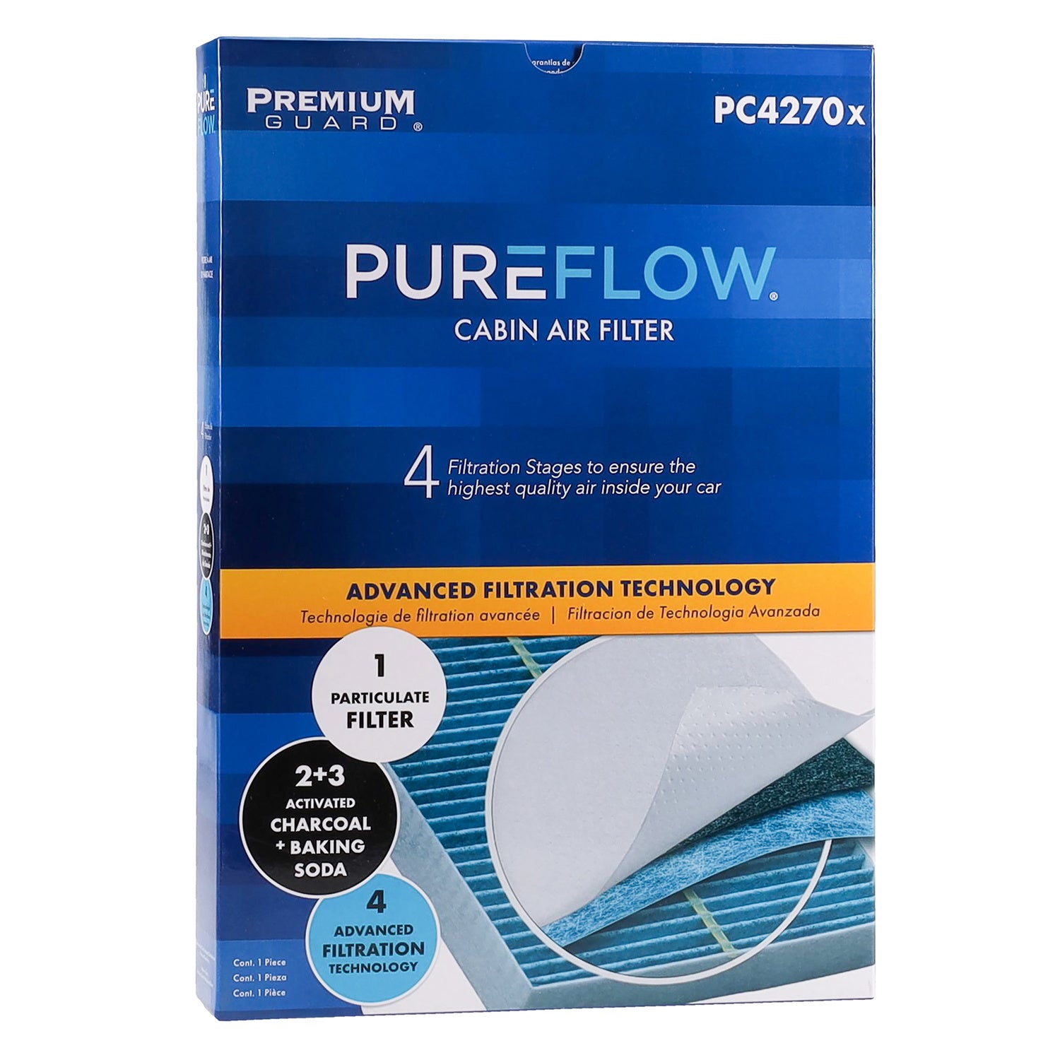 PUREFLOW® 2012 Hyundai Elantra Cabin Air Filter with Antibacterial Technology, PC4270X