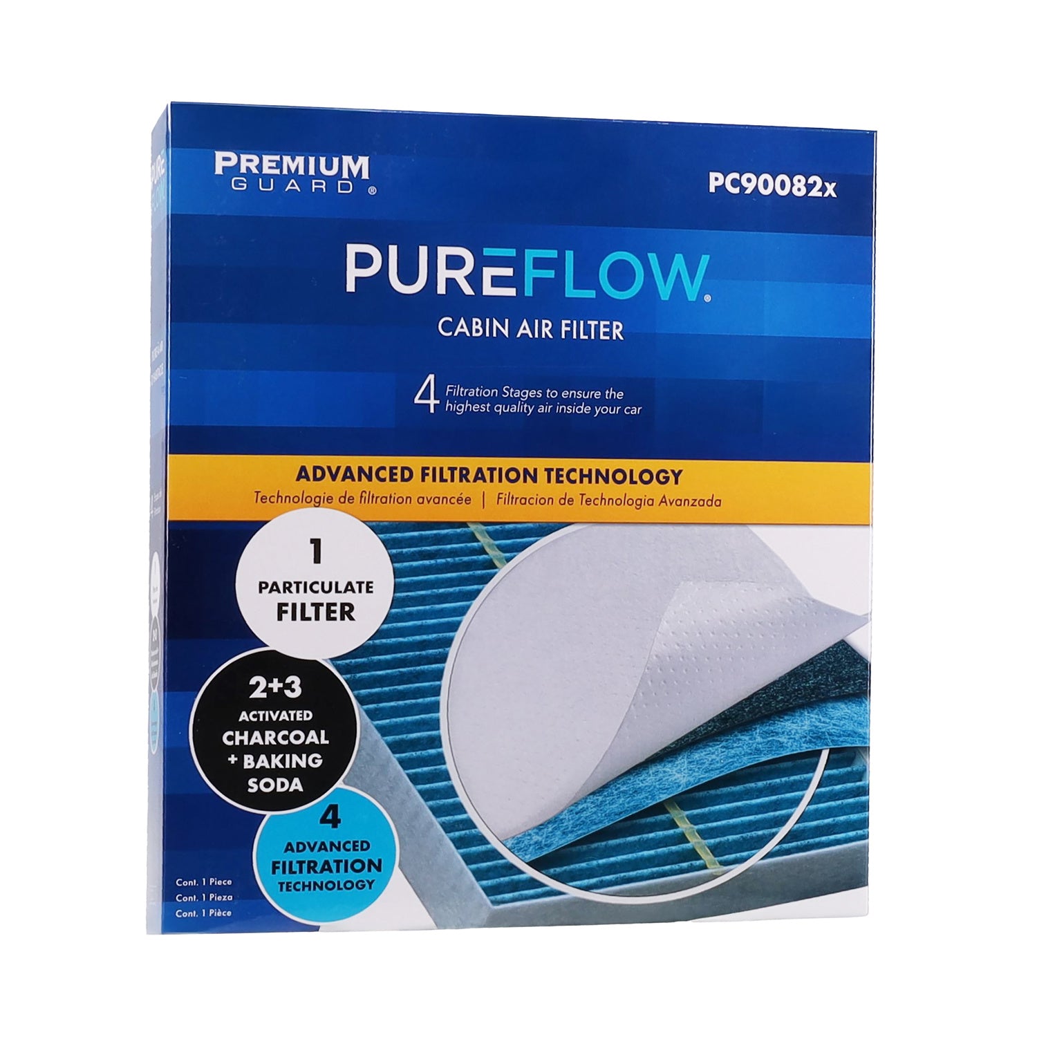 PUREFLOW® 2026 Rivian R1S Cabin Air Filter with Antibacterial Technology, PC90082X