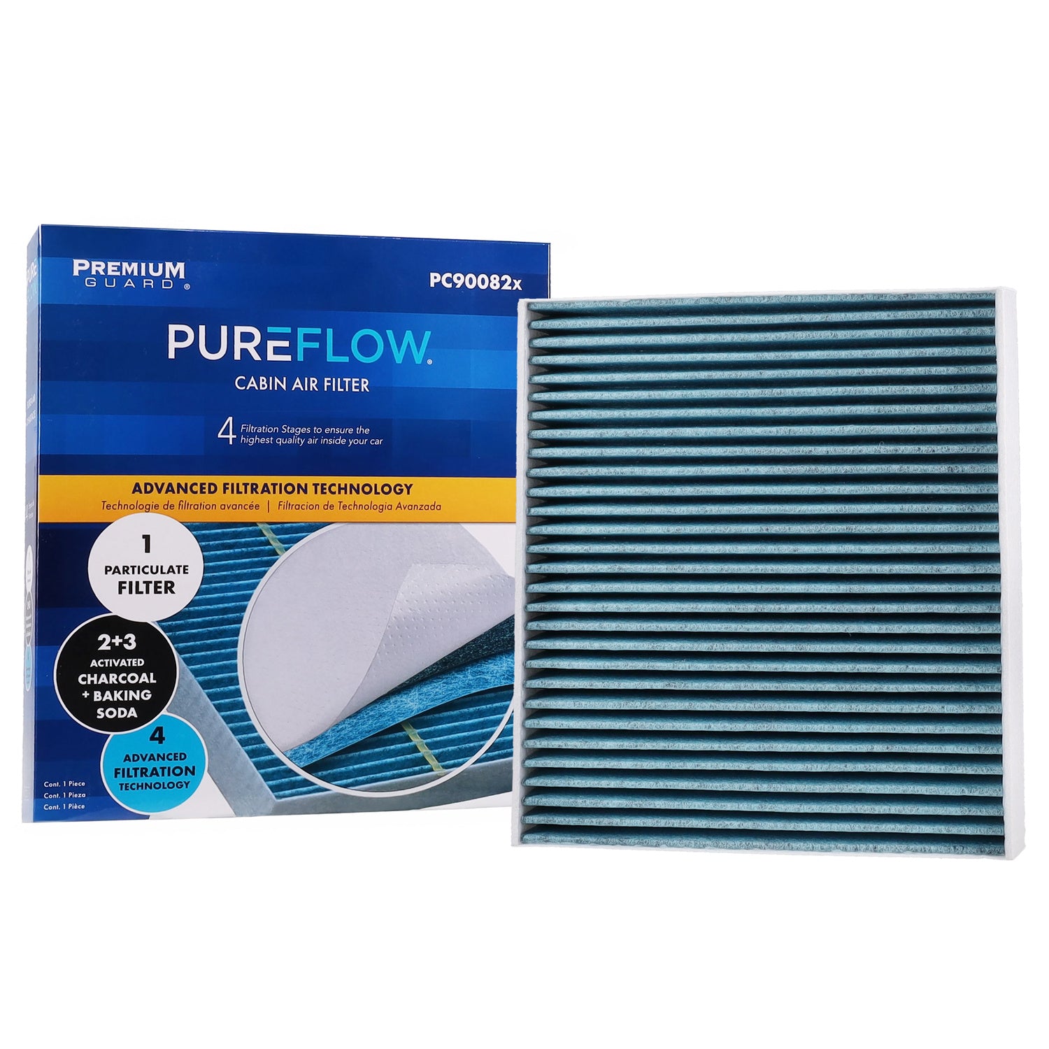 PUREFLOW® 2026 Rivian R1T Cabin Air Filter with Antibacterial Technology, PC90082X