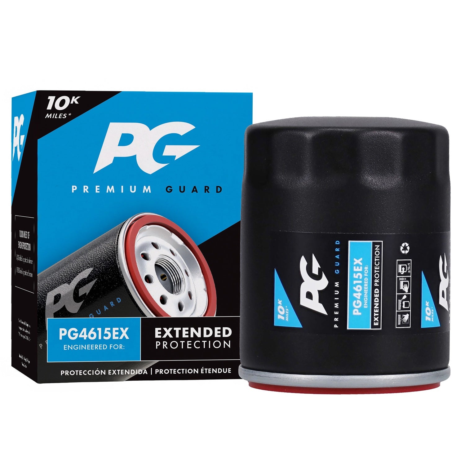 PG PG4615EX Extended Performance Oil Filter | Fits 2020 Hyundai Grand i10