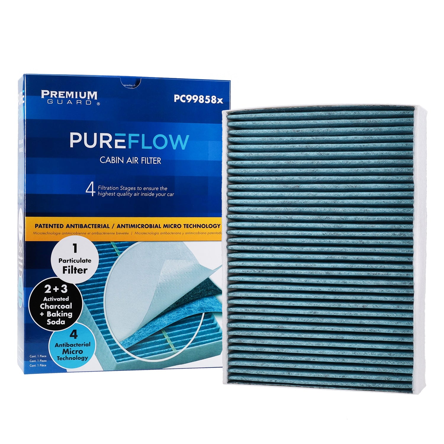 PUREFLOW® 2022 Jaguar E-Pace Cabin Air Filter with Antibacterial Technology, PC99858X