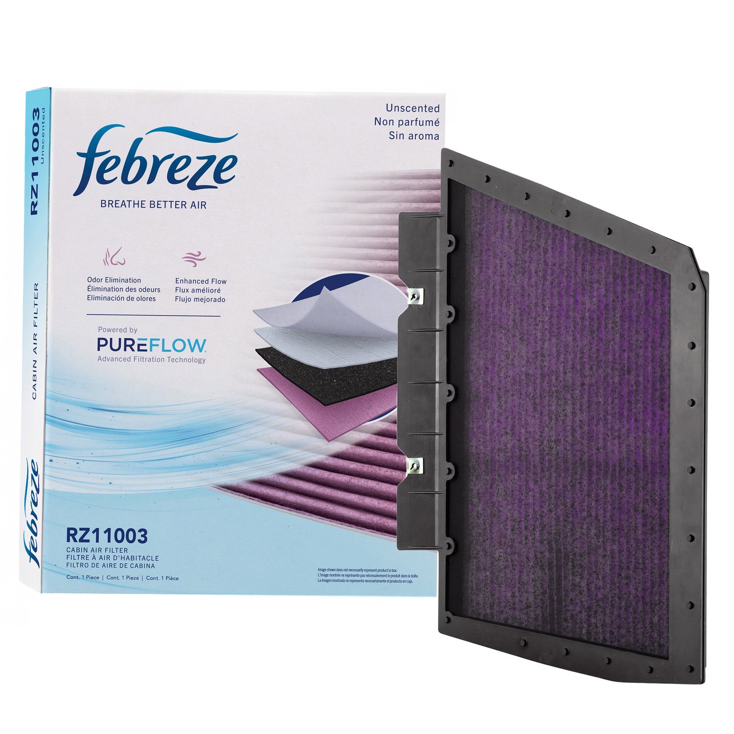 Febreze Odor Control Cabin Air Filter by PUREFLOW RZ11003 | Fits 2018 Pleasure-Way Lexor