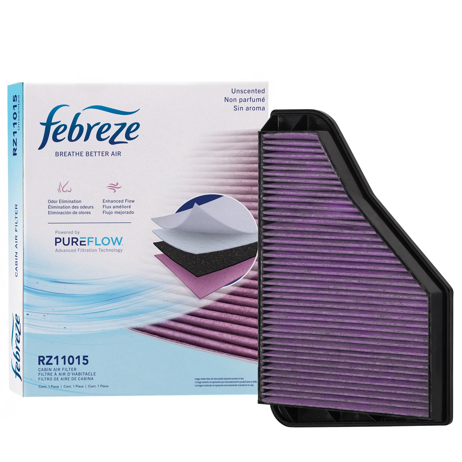 Febreze Odor Control Cabin Air Filter by PUREFLOW RZ11015 | Fits 1996 Mercedes-Benz S420