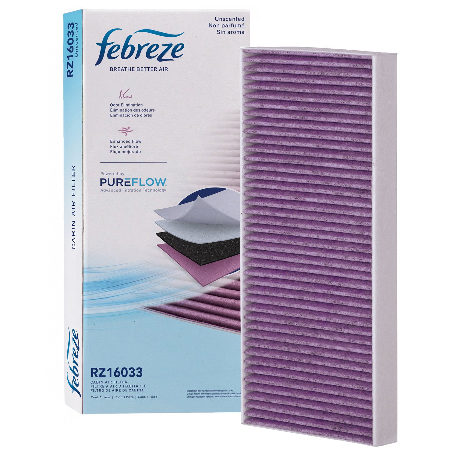 Febreze Odor Control Cabin Air Filter by PUREFLOW RZ16033 | Fits 2024 Mercedes-Benz eSprinter