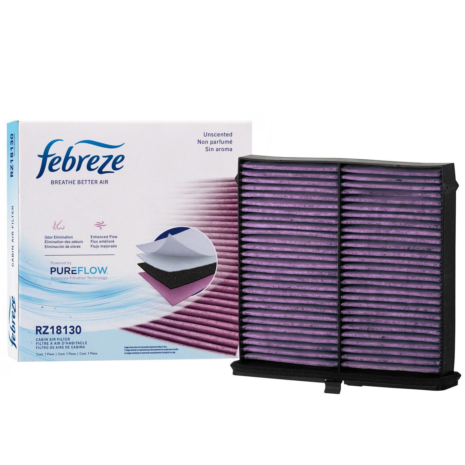Febreze Odor Control Cabin Air Filter by PUREFLOW RZ18130 | Fits 2025 Mazda CX-30