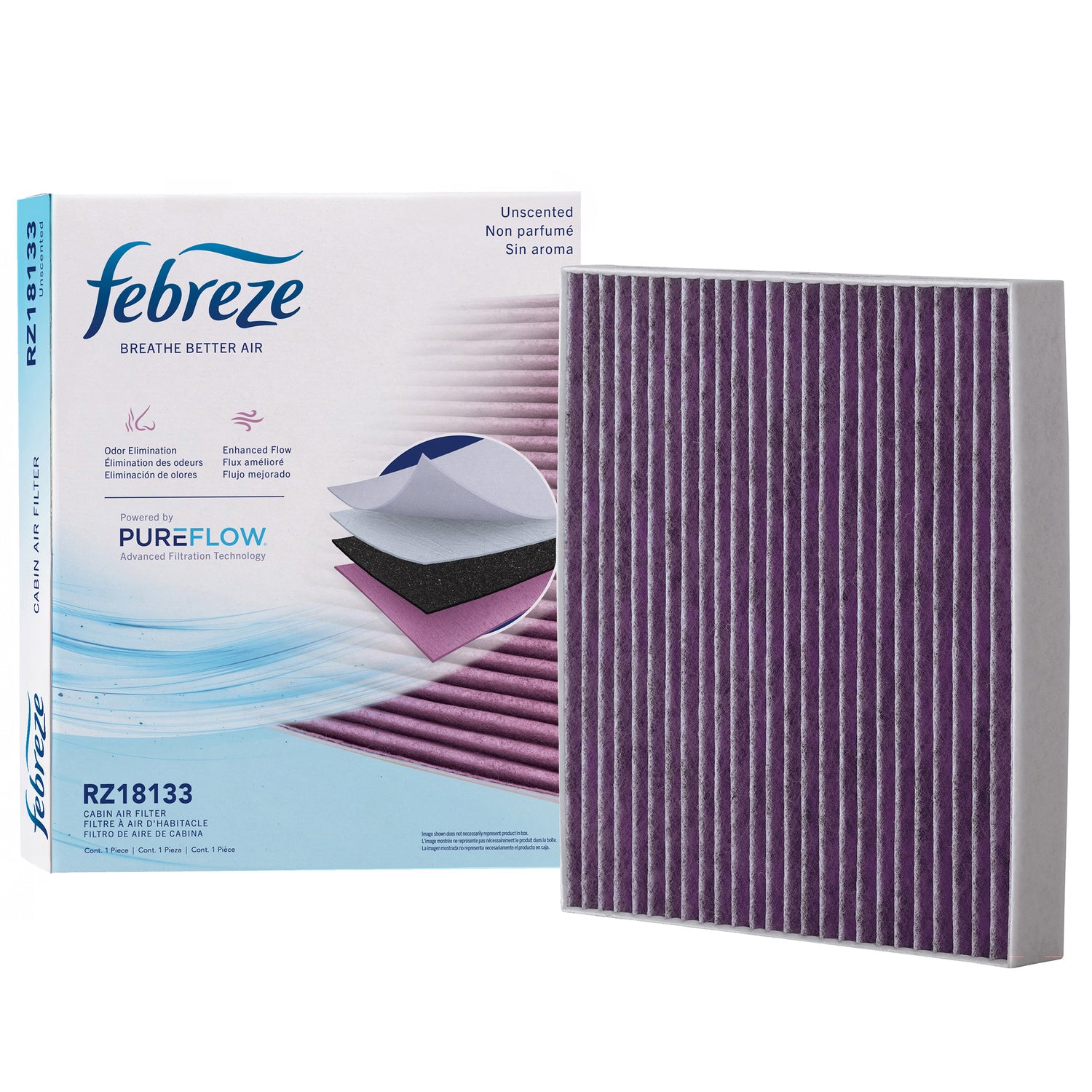 Febreze Odor Control Cabin Air Filter by PUREFLOW RZ18133 | Fits 2024 Hyundai Palisade