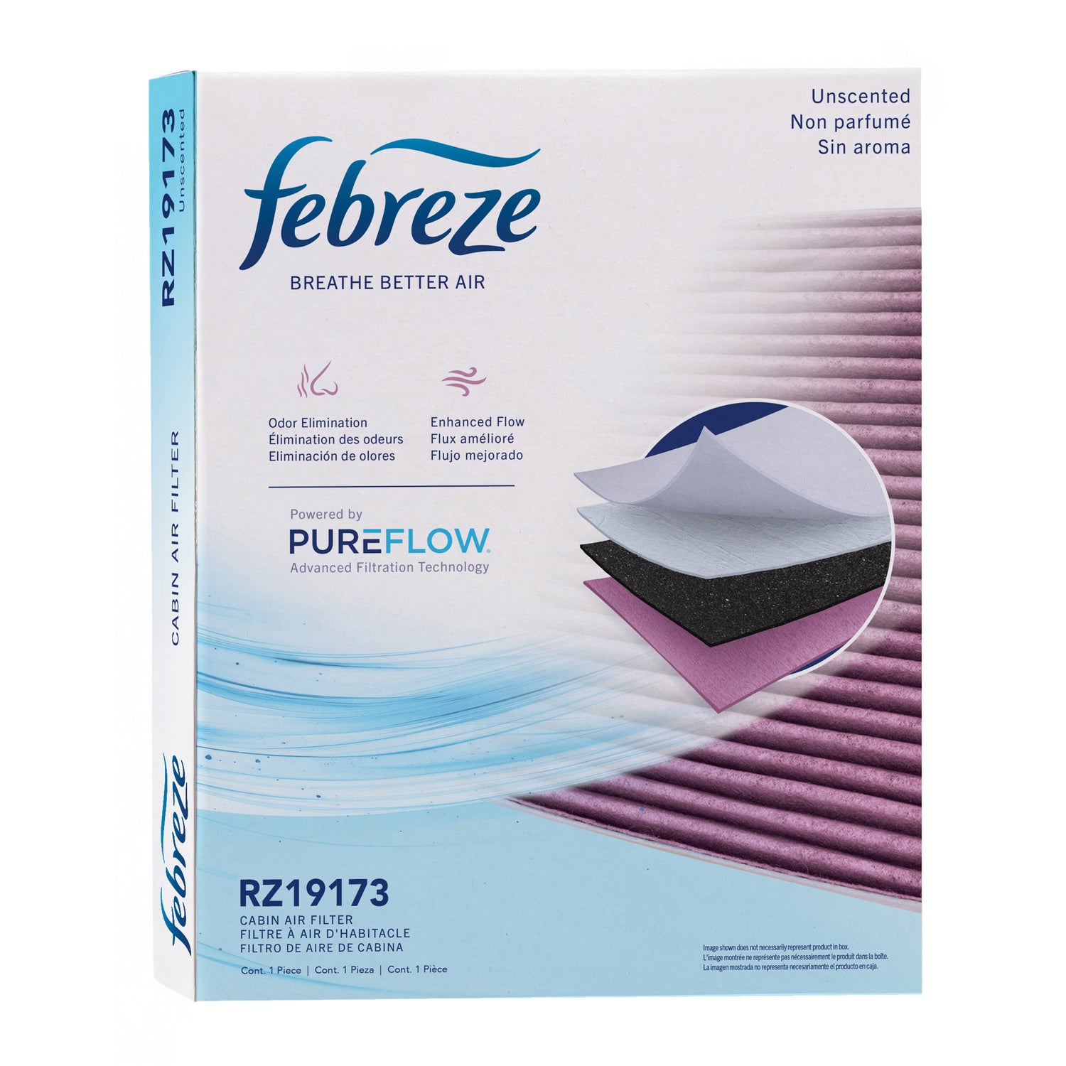 Febreze Odor Control Cabin Air Filter by PUREFLOW RZ19173 | Fits 2027 Chrysler Grand Caravan