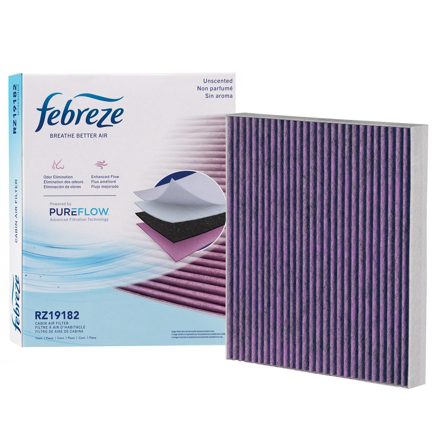 Febreze Odor Control Cabin Air Filter by PUREFLOW RZ19182 | Fits 2023 Hyundai Nexo