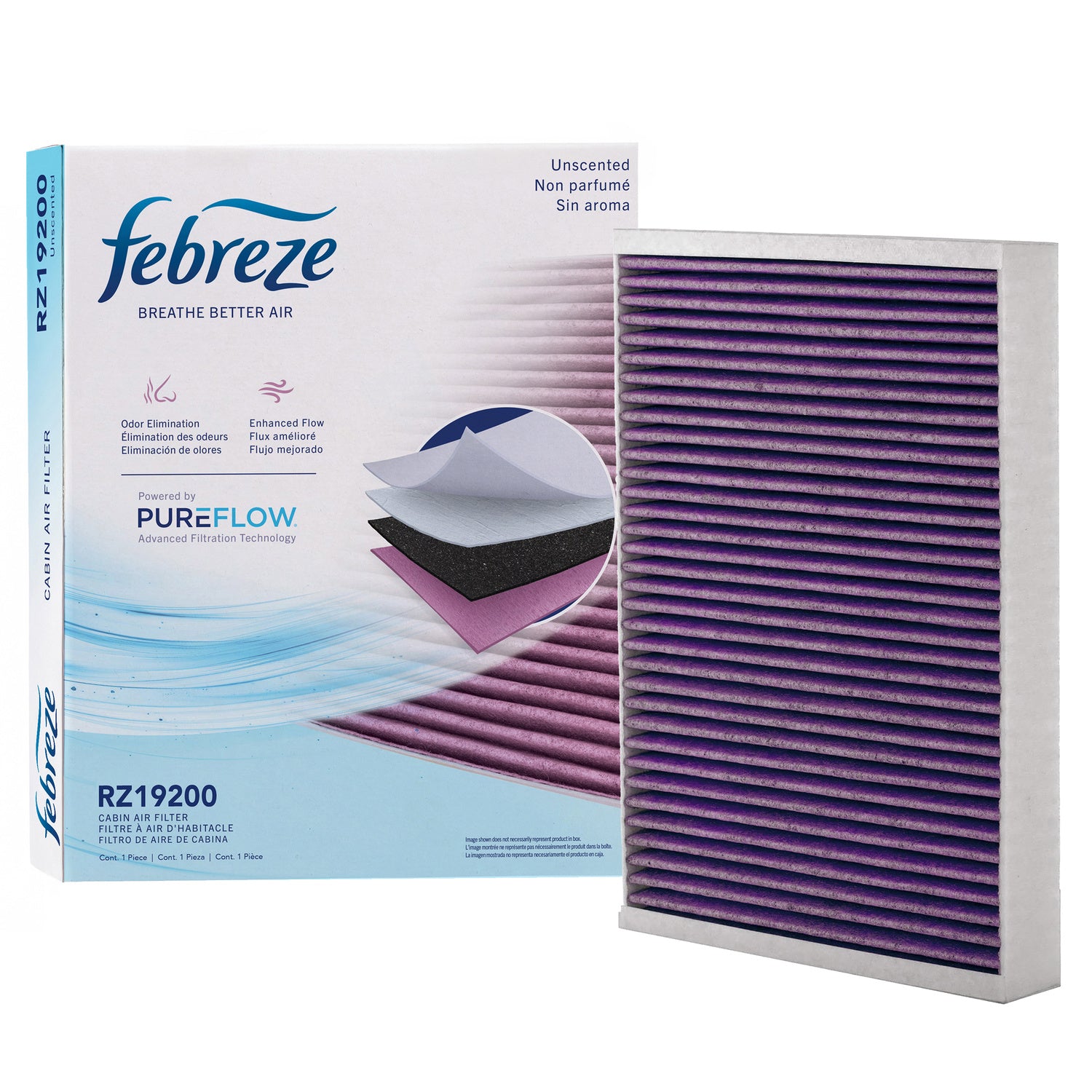 Febreze Odor Control Cabin Air Filter by PUREFLOW RZ19200 | Fits 2026 Volvo XC60