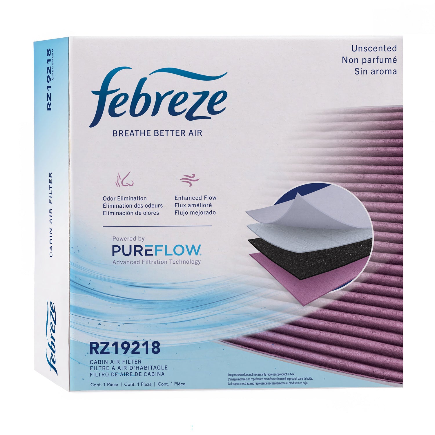 Febreze Odor Control Cabin Air Filter by PUREFLOW RZ19218 | Fits 2015 Mercedes-Benz GLK350