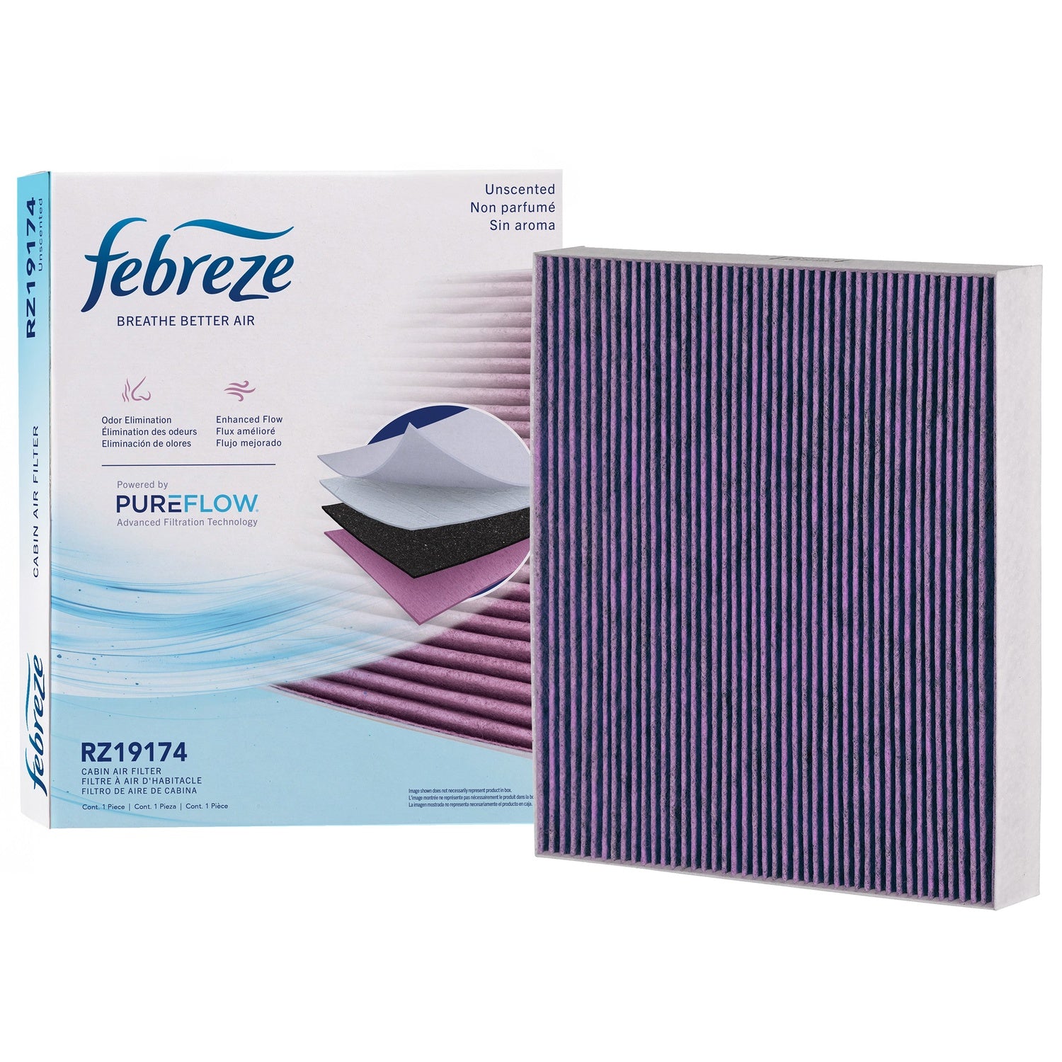Febreze Odor Control Cabin Air Filter by PUREFLOW RZ19174 | Fits 2027 Hyundai Palisade