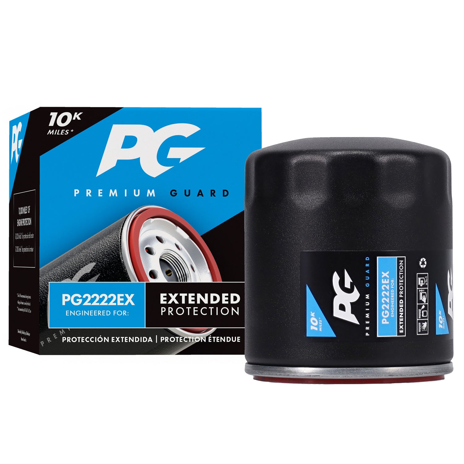 PG PG2222EX Extended Performance Oil Filter | Fits 2012 Chevrolet Silverado 1500